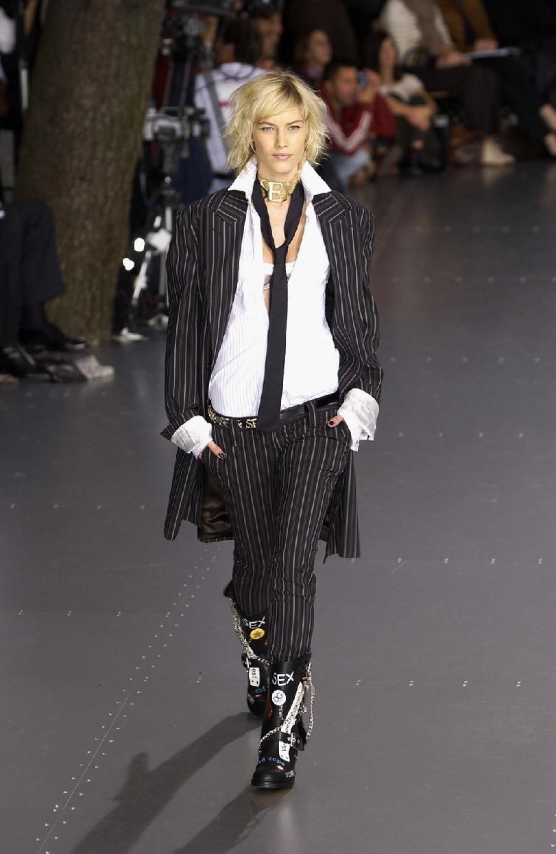 Dolce & Gabbana DOLCE & GABBANA SS 2003 Sex Biker Leather Boots runway logo Size US 8.5 / IT 38.5 - 3 Thumbnail