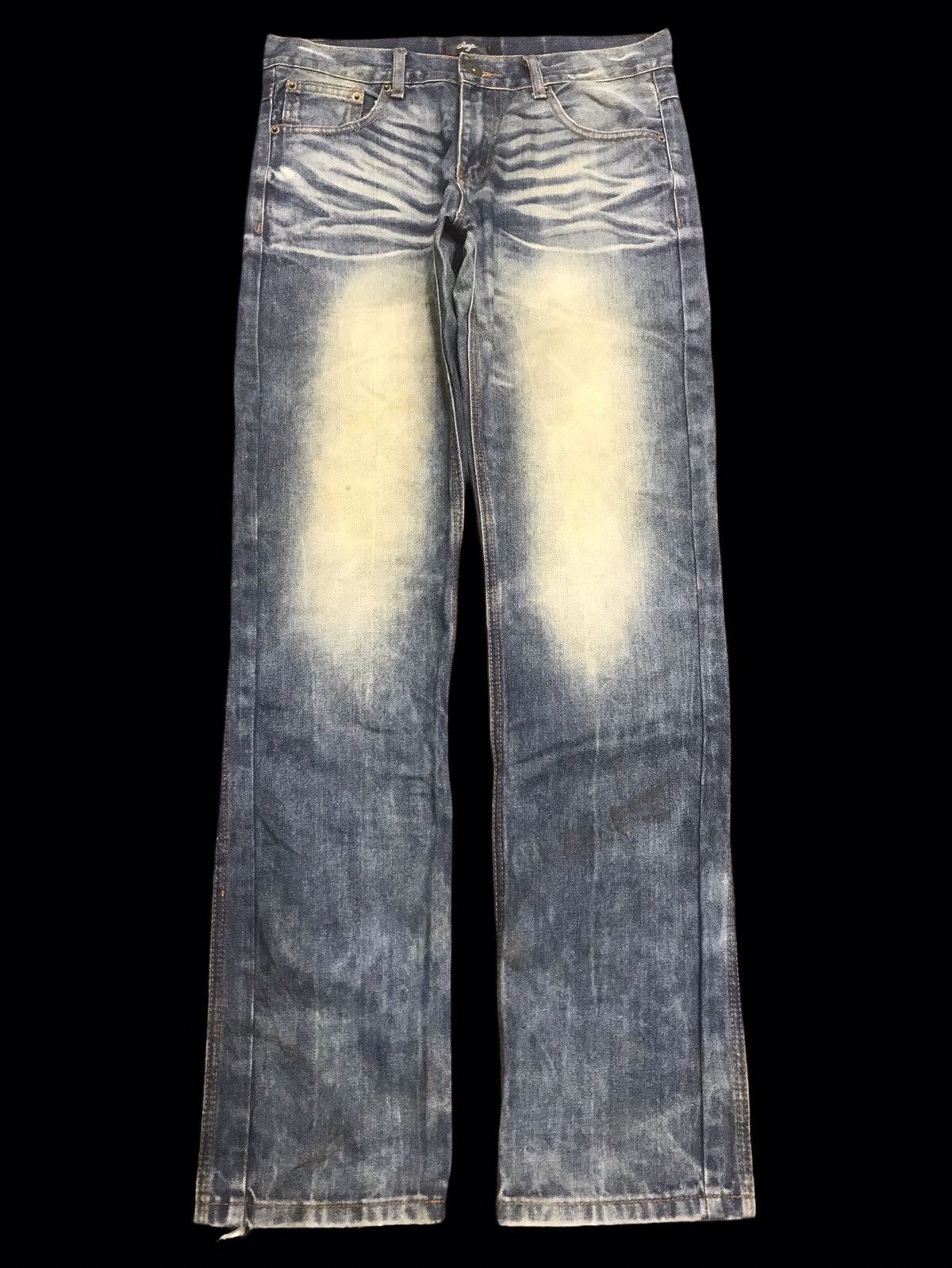 Japanese Brand × Seditionaries 💥90s Style💥imp Sick Fades Slim Fit Dirty Denim F299 Size US 32 / EU 48 - 1 Thumbnail