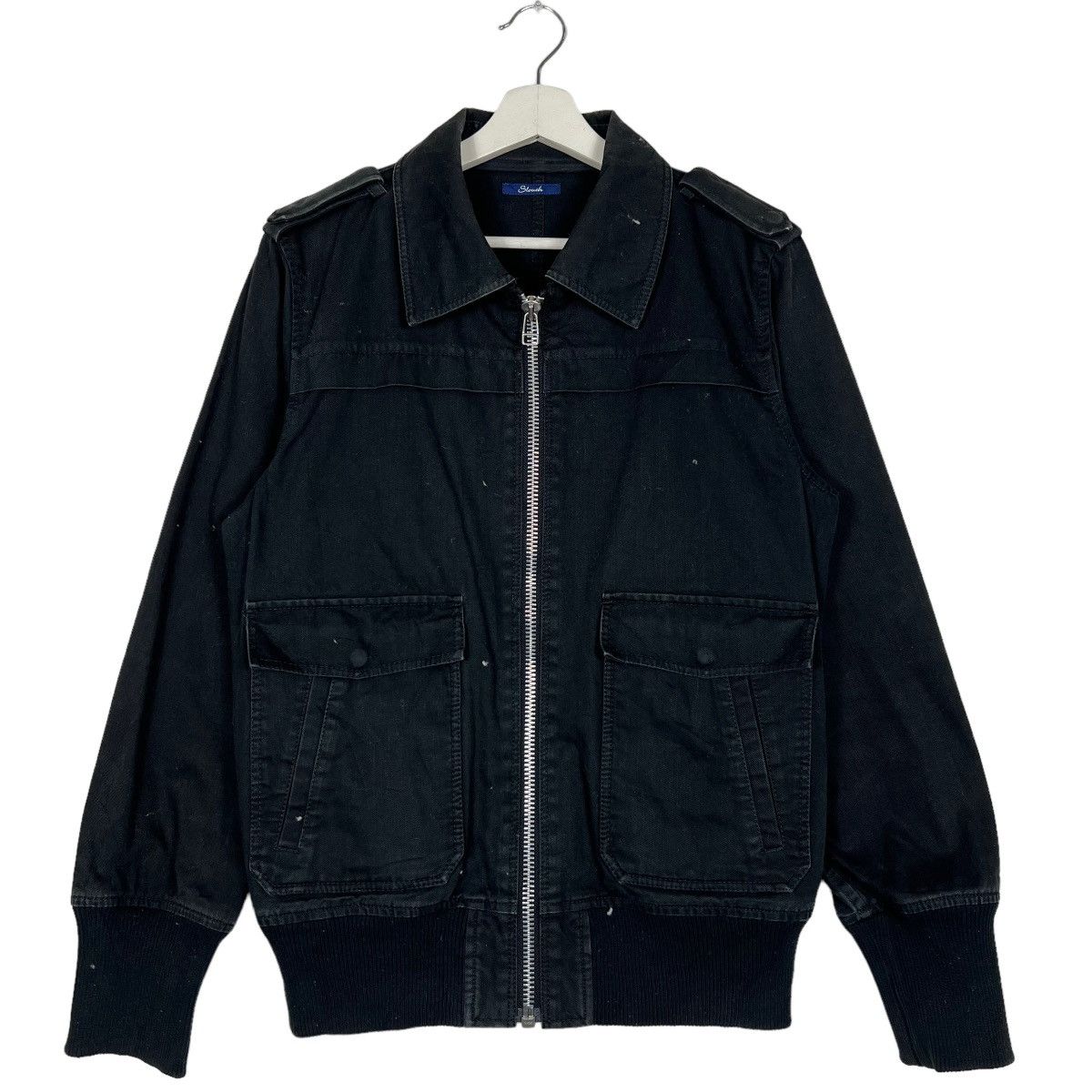 Japanese Brand 🔥 SLOUCH JAPANESE MINIMALIS ZIPPER JACKET MADE IN JAPAN Size US L / EU 52-54 / 3 - 2 Thumbnail