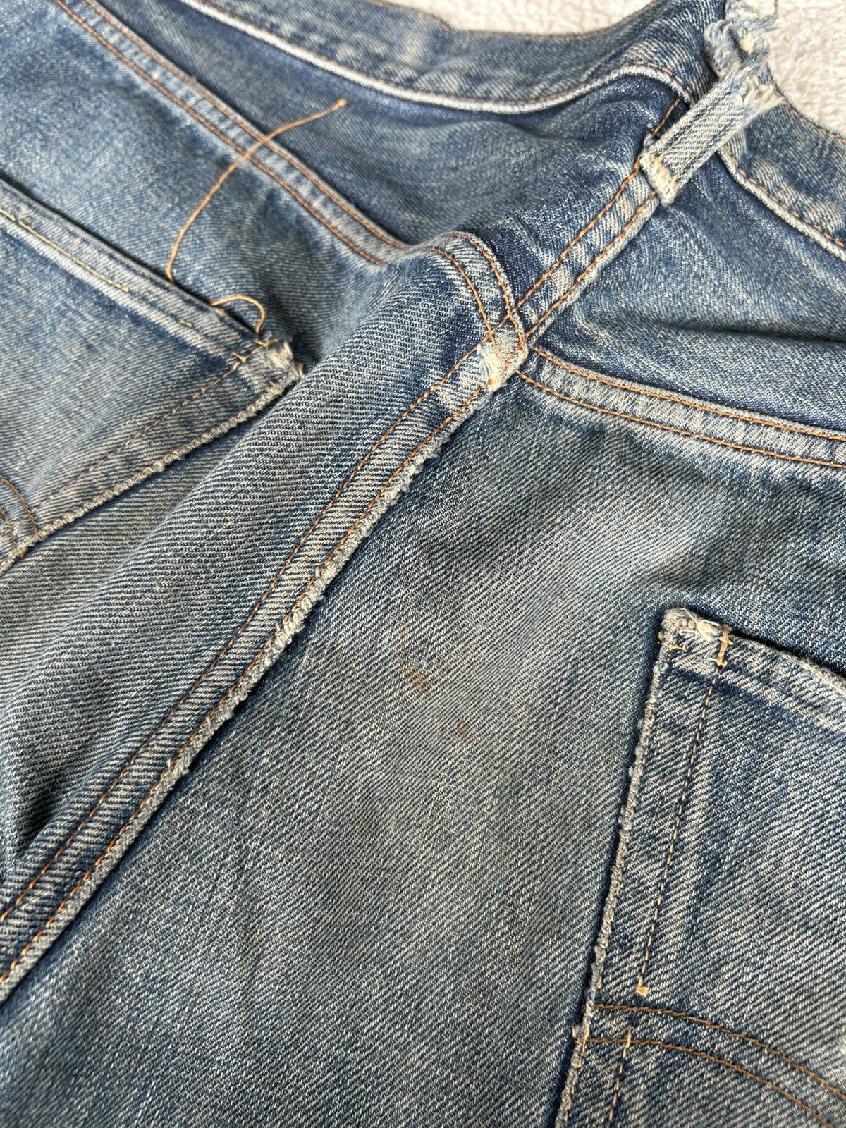 Levi's × Vintage Vtg 50-60s Levis Big E Single Button6 Selvedge Distressed Size US 36 / EU 52 - 20 Thumbnail