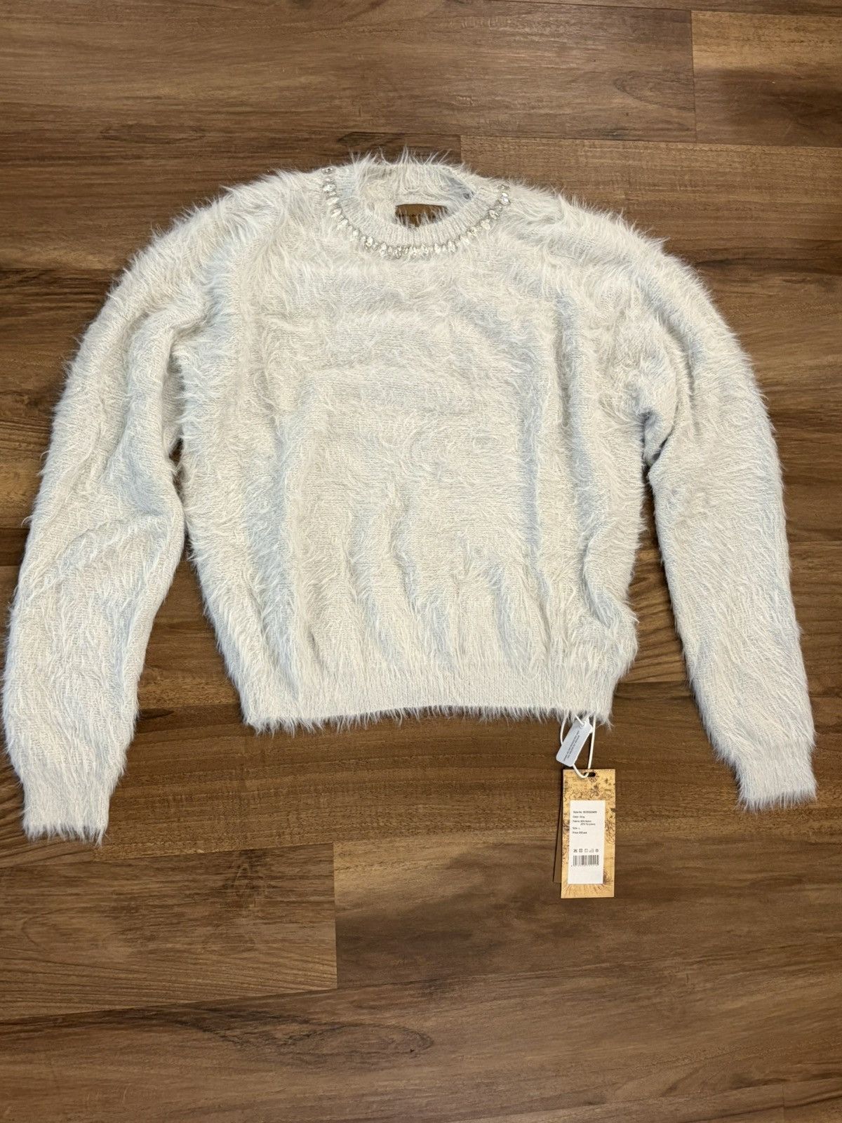 Birth of Royal Child Birth of Royal Child furry rhinestone sweater brand new Size US L / EU 52-54 / 3 - 1 Thumbnail