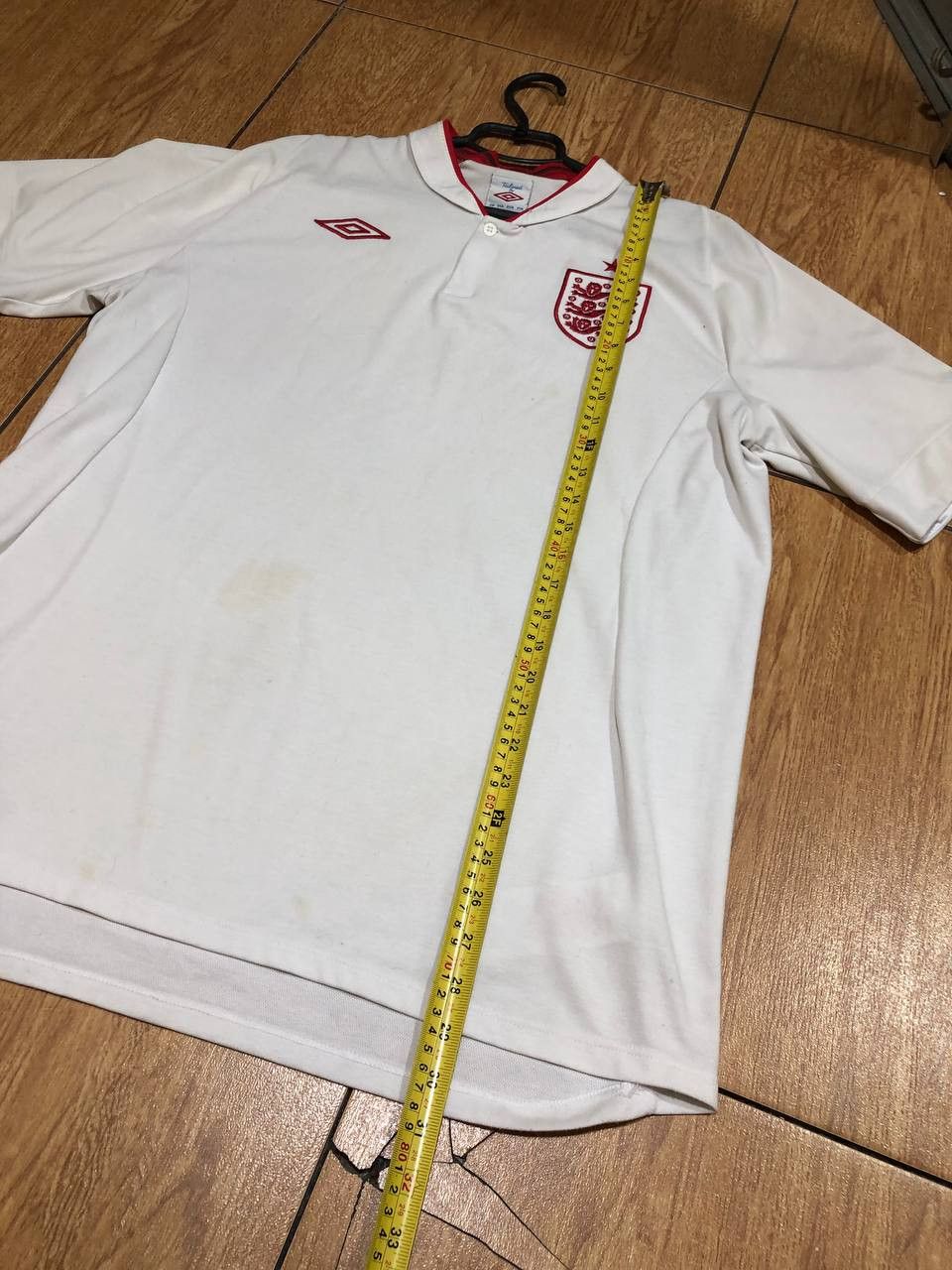 Umbro Umbro England Home Football Shirt Soccer Jersey Size US XXL / EU 58 / 5 - 6 Thumbnail