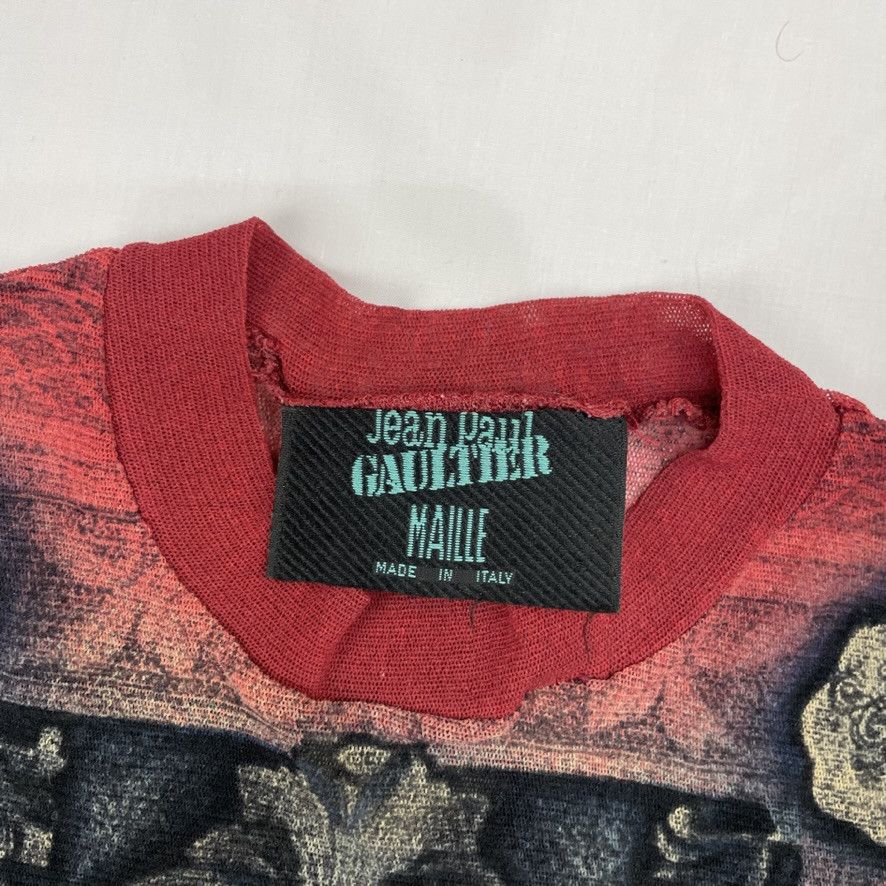 Jean Paul Gaultier 1995 Jean Paul Gaultier Tattoo Artist Mesh Top Vintage Size US M / EU 48-50 / 2 - 6 Thumbnail