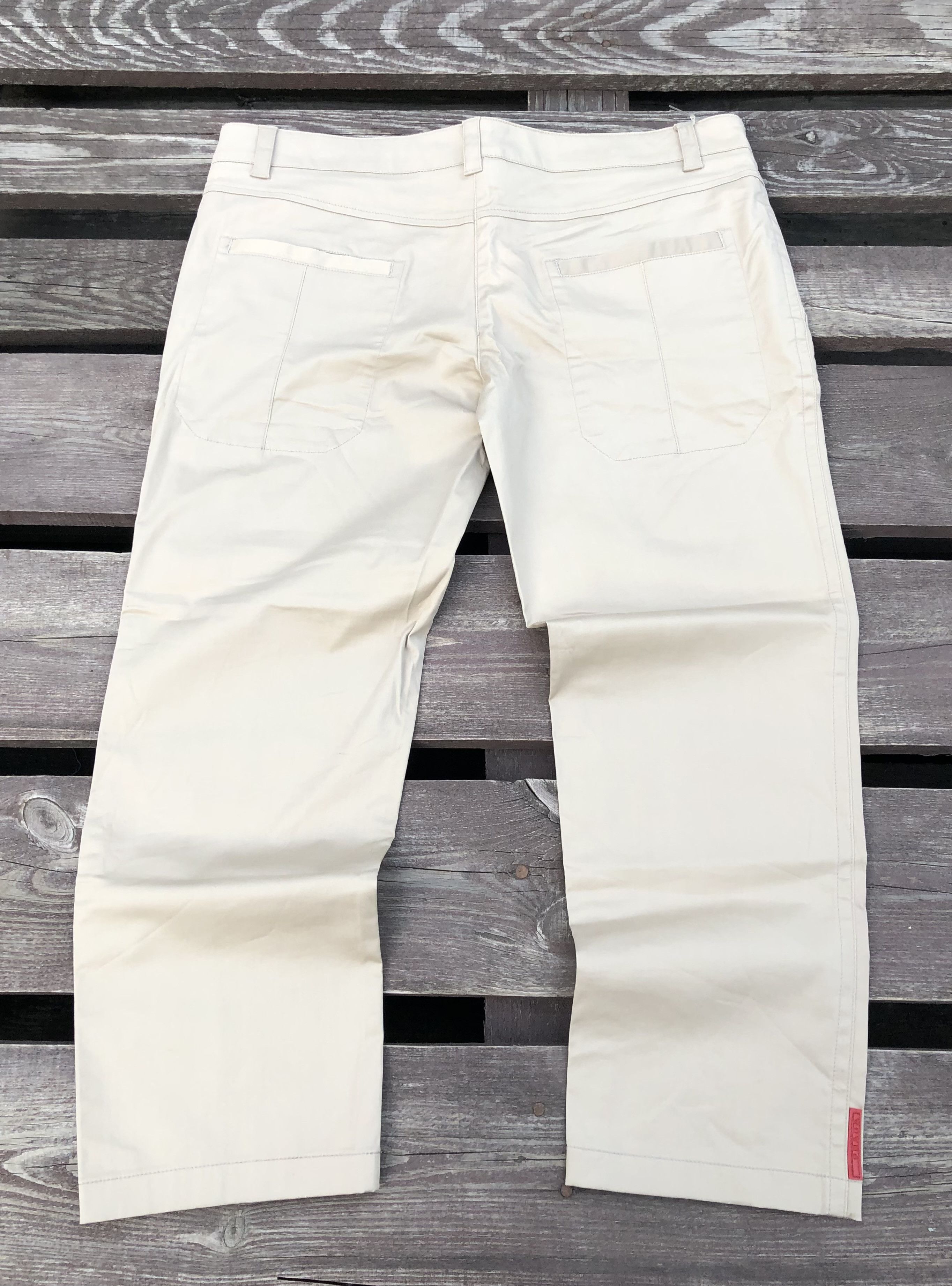 Prada Vintage Prada Raso Stretch Cropped Pants Red Label Size 46 Size 32" / US 10 / IT 46 - 1 Thumbnail