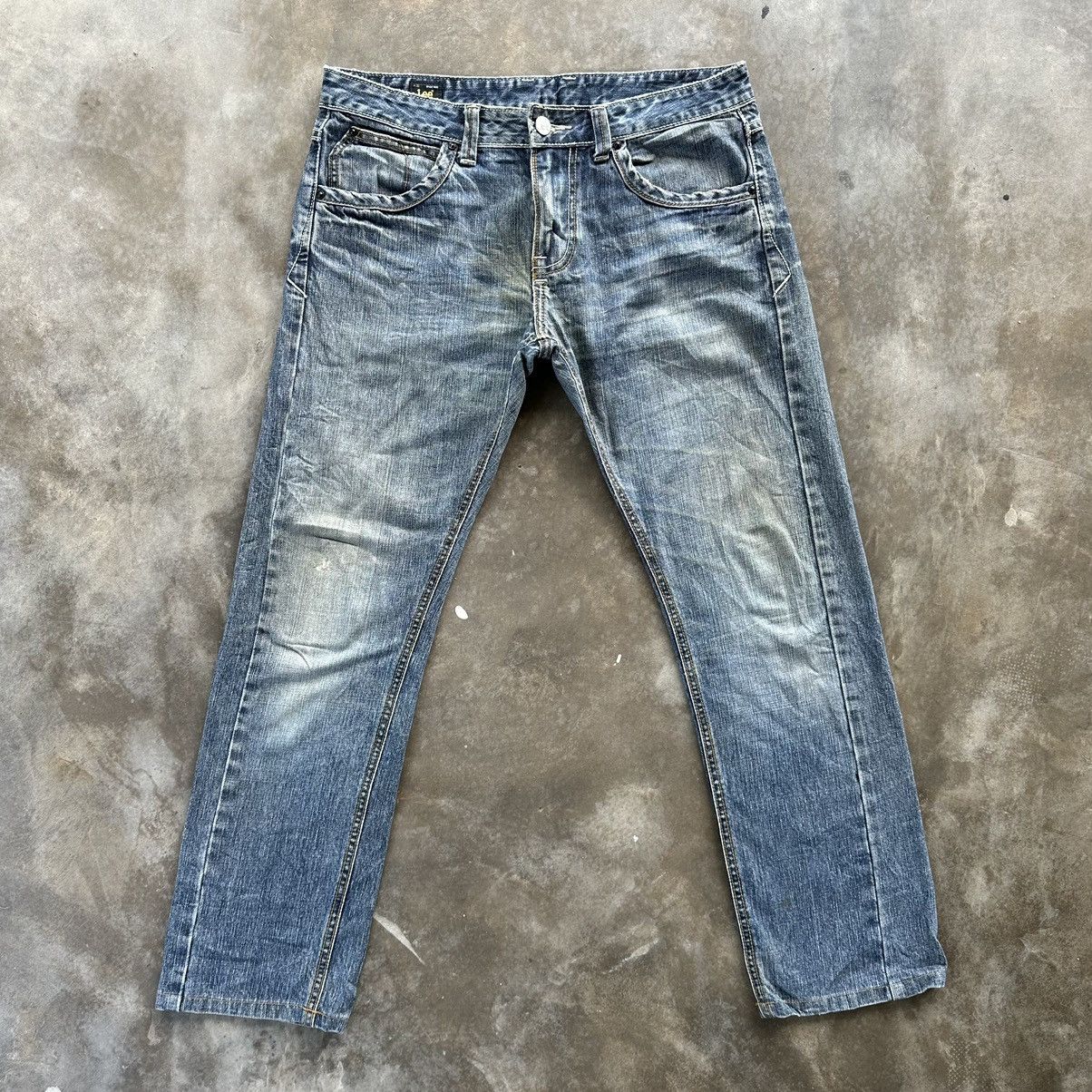 Japanese Brand 🔥W34x28 Vintage Lee Faded Denim Jean Pant Size US 34 / EU 50 - 1 Thumbnail
