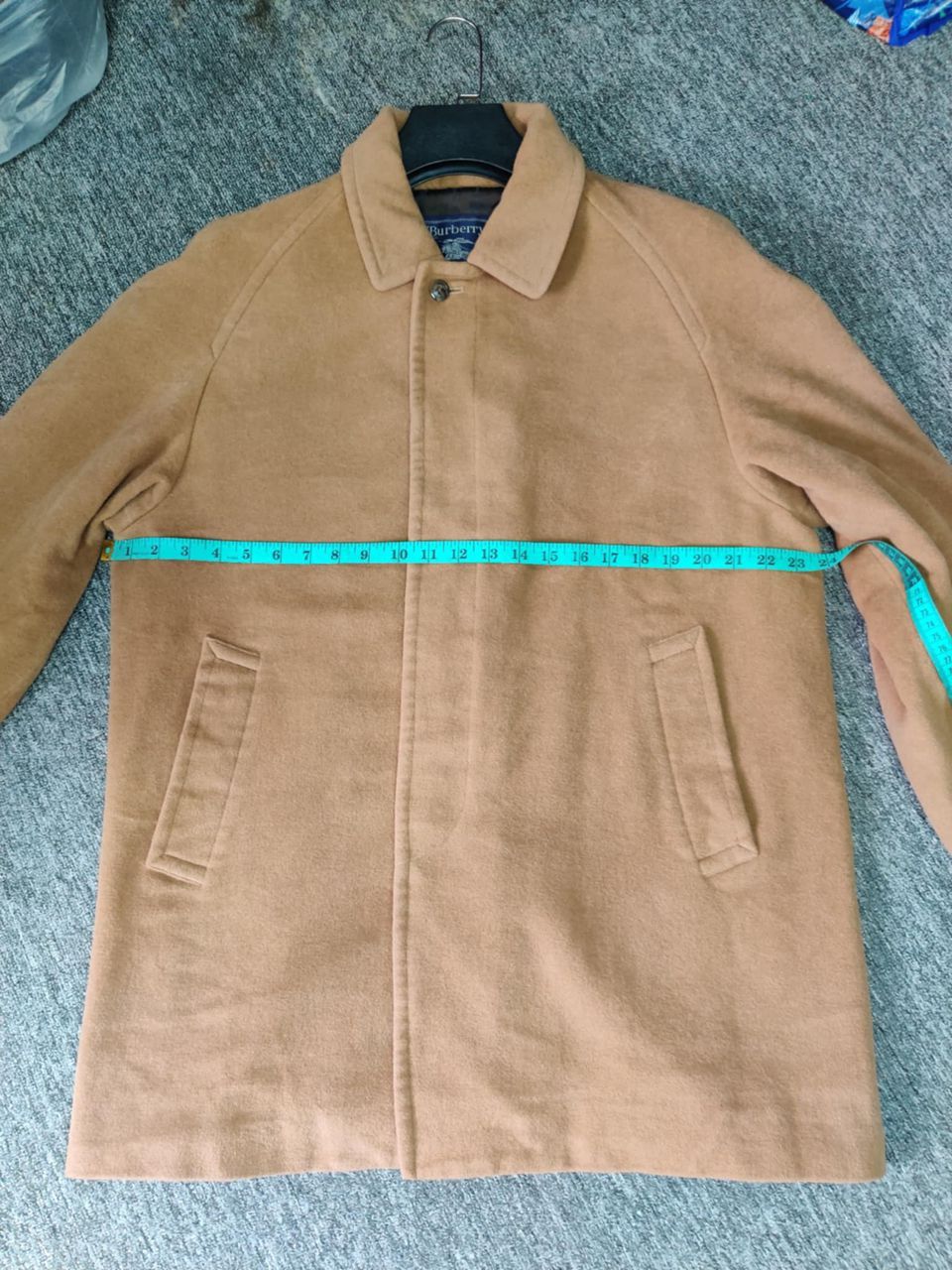 Burberry Vintage Burberry Wool Single Breasted Beige Coat Size US L / EU 52-54 / 3 - 17 Thumbnail