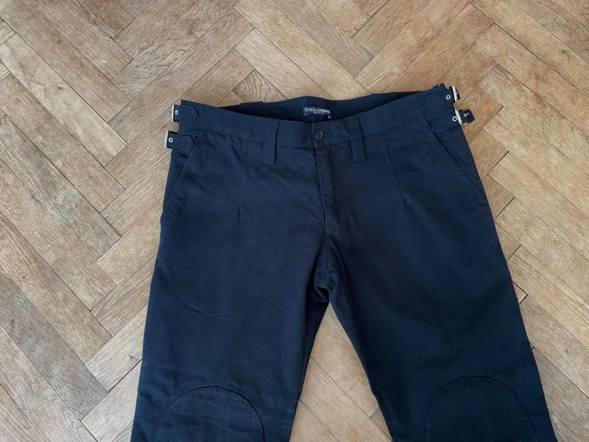 Dolce & Gabbana Dolce & Gabbana AW2006 Bondage Buckle Zipper Black Pants Size US 34 / EU 50 - 6 Thumbnail