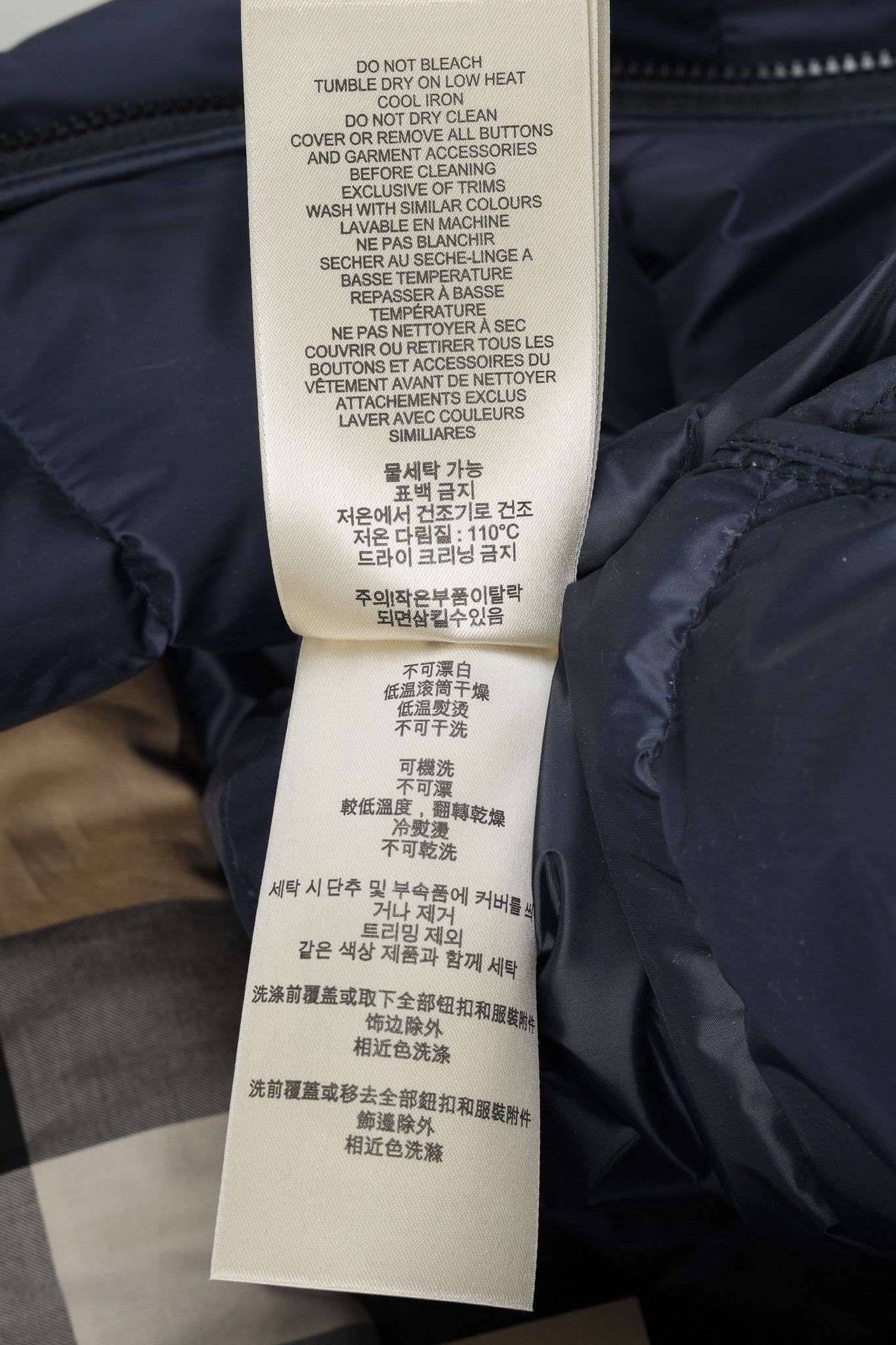 Burberry Burberry Brit Mitchson Navy Blue Down-Filled Puffer Jacket Size US M / EU 48-50 / 2 - 13 Thumbnail