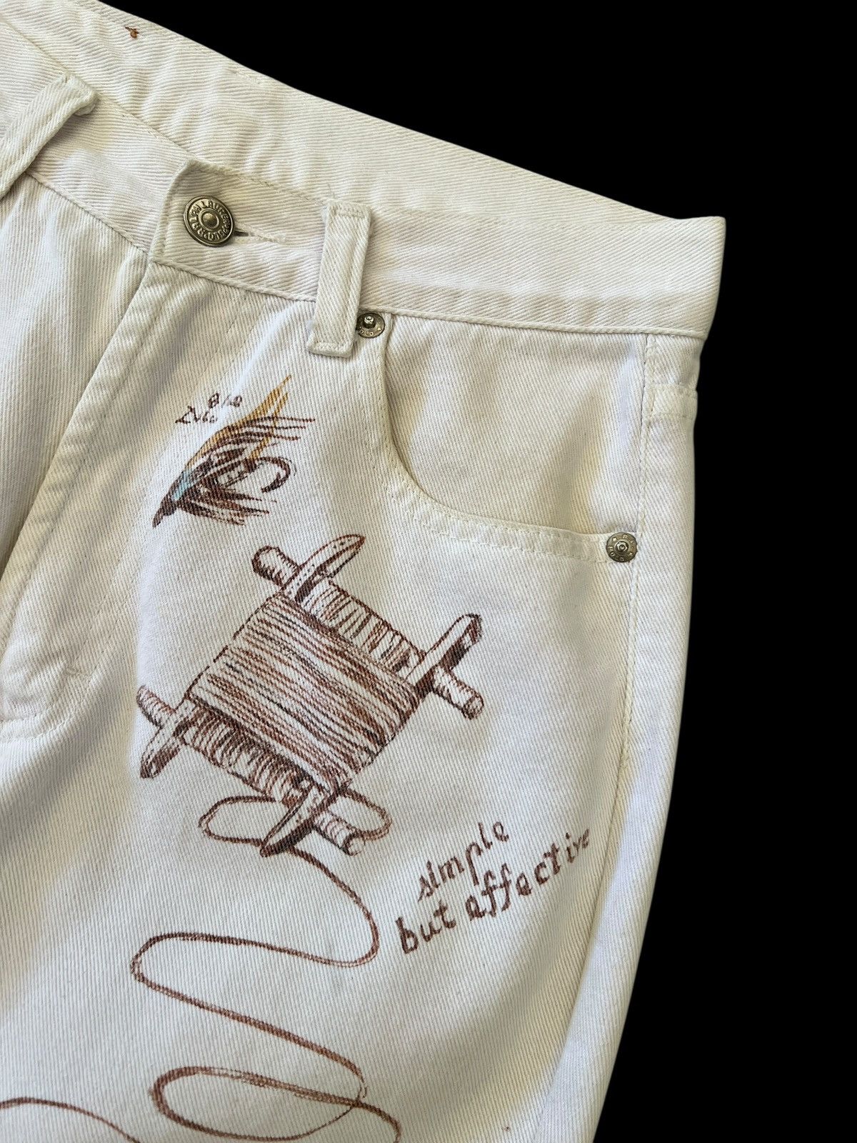 Polo Ralph Lauren Vintage Polo Ralph Lauren Native Printed Jeans Size 26" / US 2 / IT 38 - 5 Thumbnail