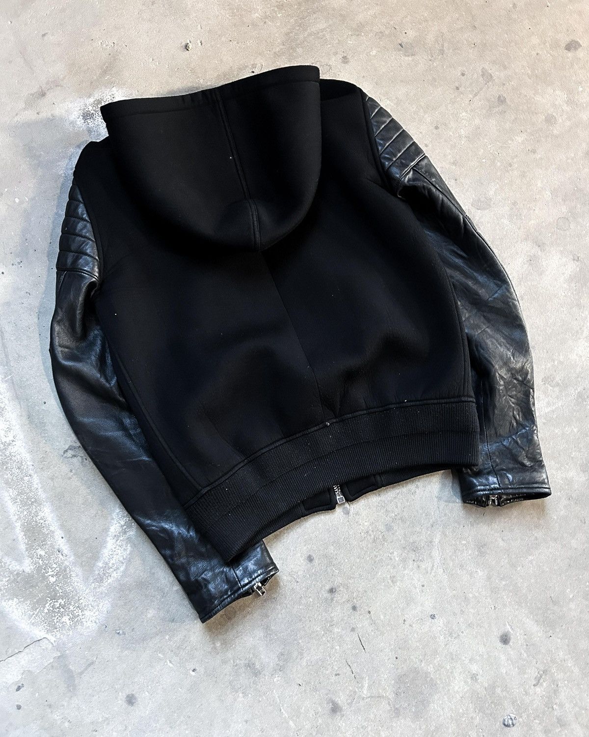 Givenchy F/W16 LAMBSKIN/VISCOSE BIKER ZIP UP Size US XS / EU 42 / 0 - 2 Thumbnail