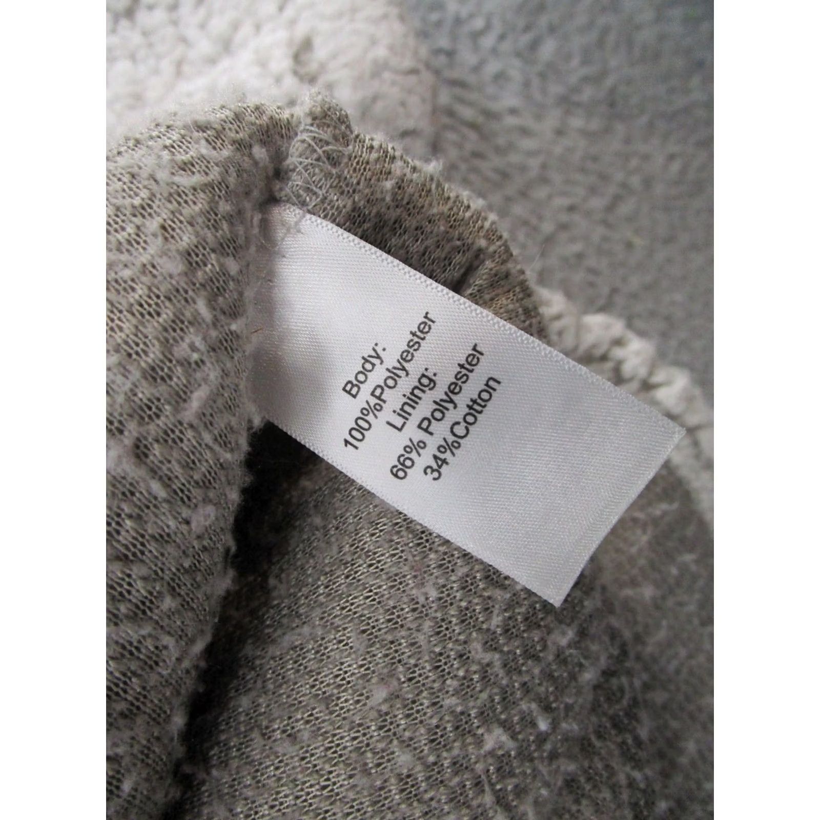 Vintage Maurices Sweatshirt Pullover Cowl Neck Fleece Gray Size S Outdoor Winter Fall Womens - 20? Size S / US 4 / IT 40 - 3 Thumbnail