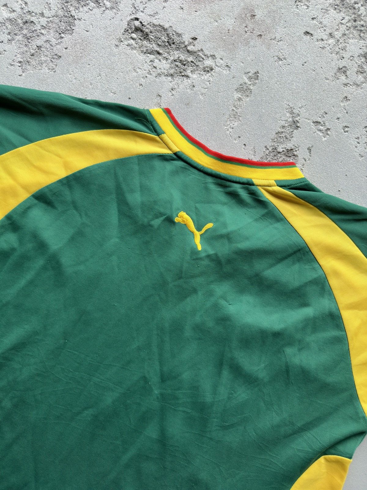 Puma Puma 2000-02 Cameroon Home Soccer Jersey Size US XL / EU 56 / 4 - 5 Thumbnail