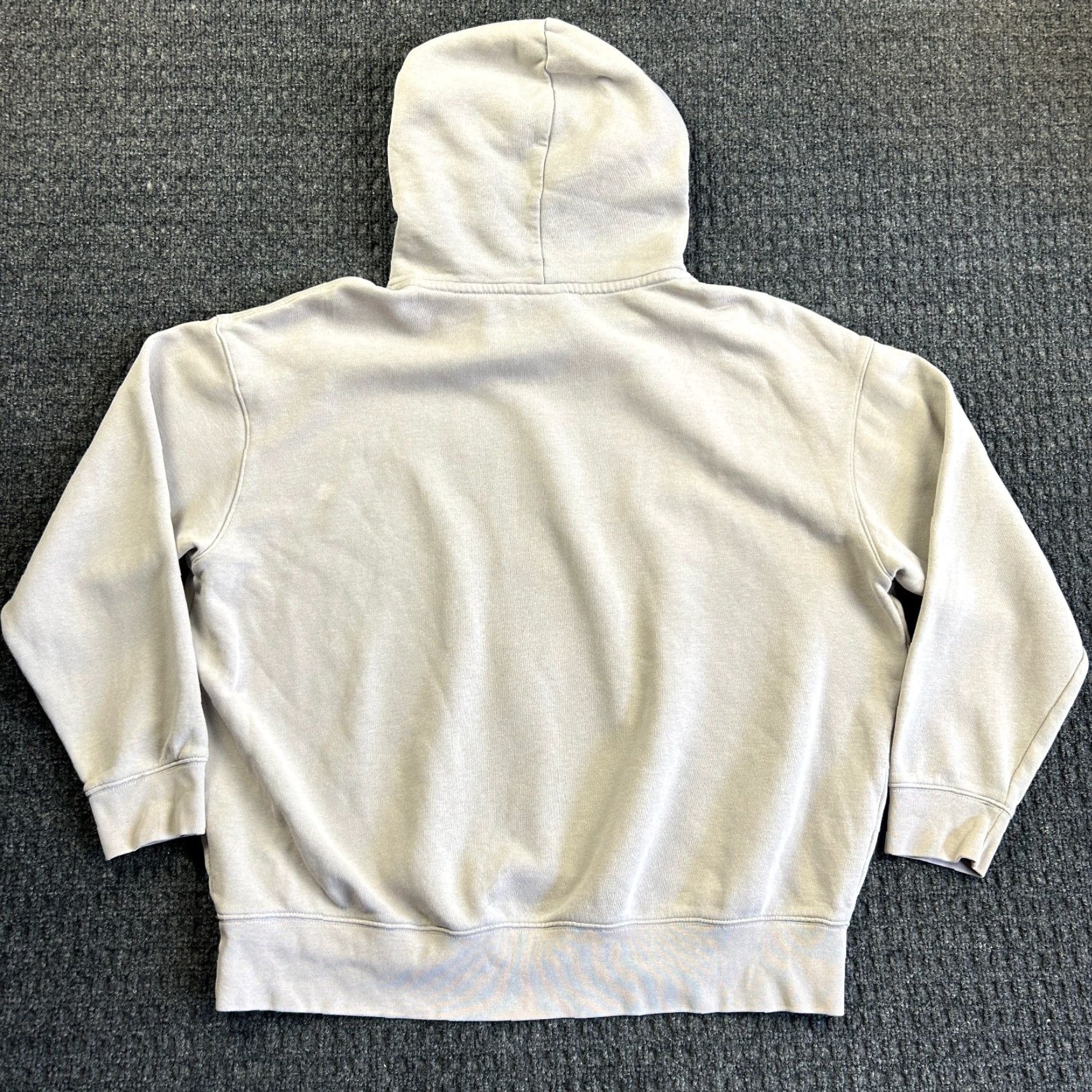 Nike VINTAGE Nike Hoodie Center Swoosh Boxy Fit Drop Shoulder Gray M Womens Sweater Size M / US 6-8 / IT 42-44 - 3 Thumbnail