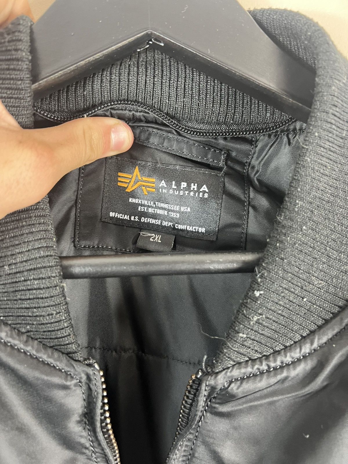 Alpha Industries VINTAGE🔥ALPHA INDUSTRIES OVERSIZE BOMBER FLY MA-1 RAR JACKET Size US L / EU 52-54 / 3 - 4 Thumbnail