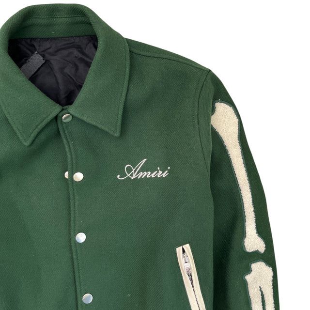 Amiri o1mle0426 Bones Jacket in Forest Green Size US M / EU 48-50 / 2 - 5 Thumbnail