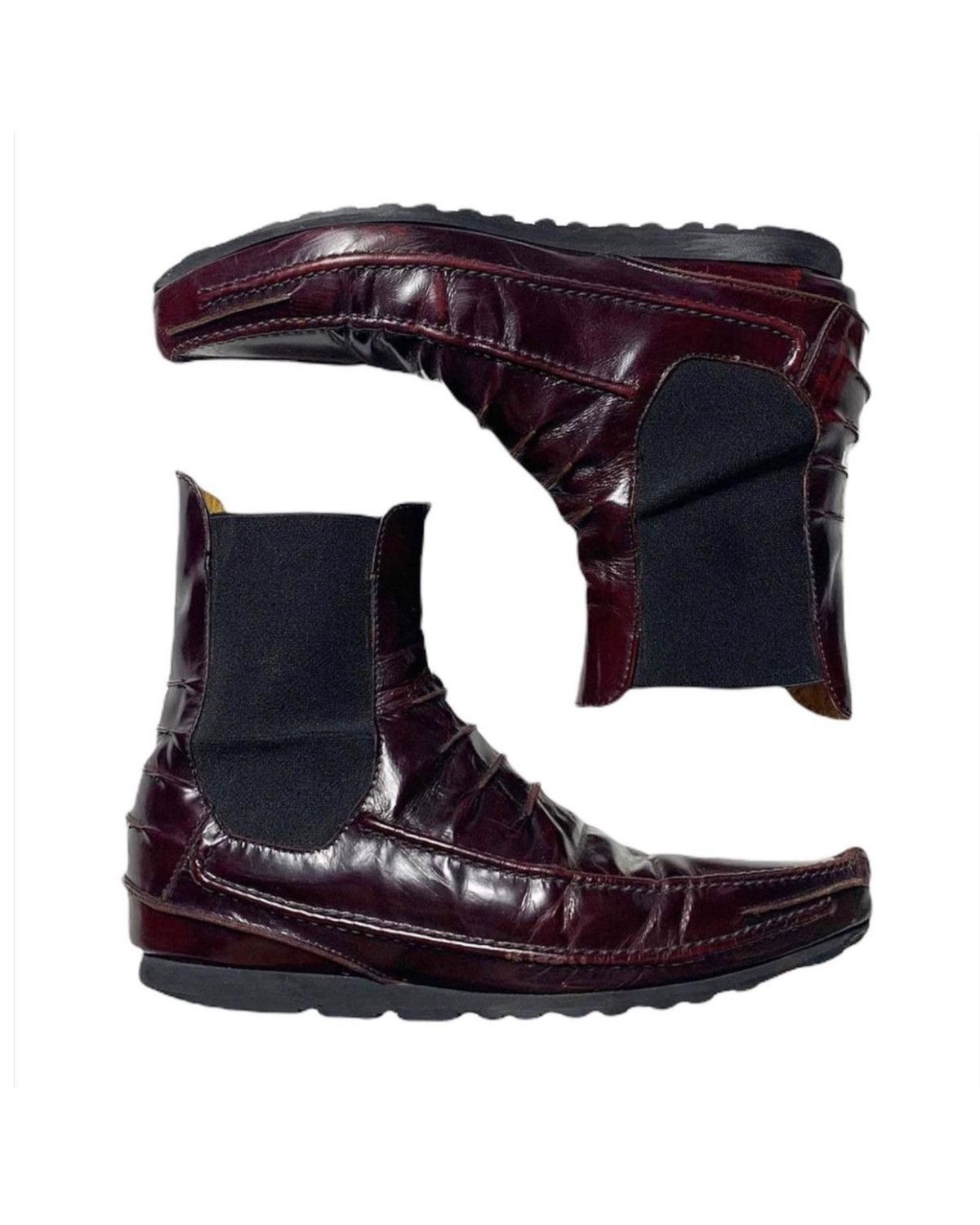 image of Raf By Raf Simons x Raf Simons Sample 2013 Boots in Red, Men's (Size 8)
