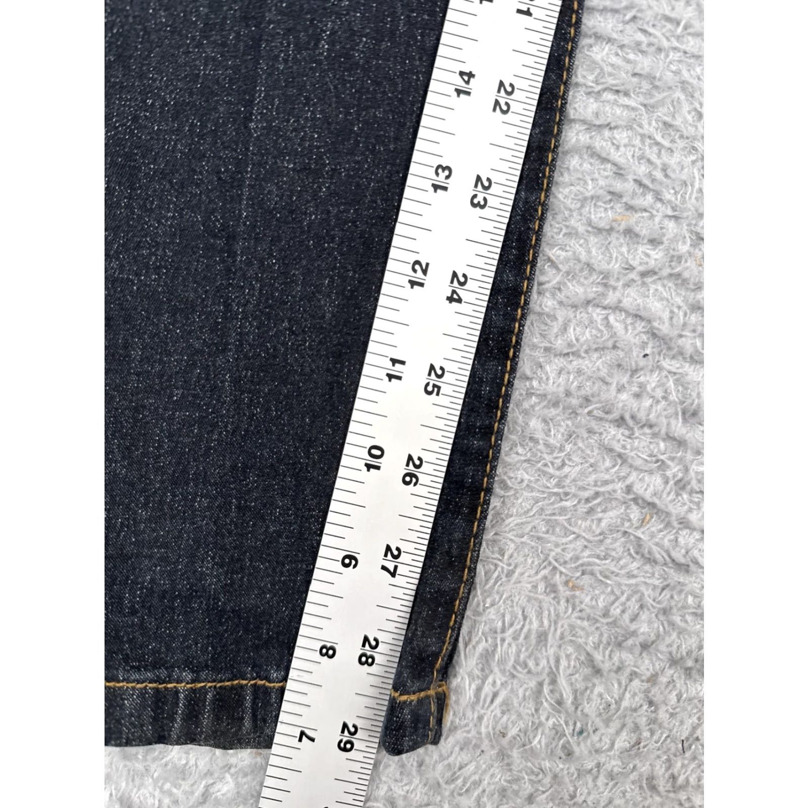 Vintage DG2 By Diane Gilman Jeans Womens M Blue High Rise Slim Jegging Stretch Dark Wash Size 32" / US 10 / IT 46 - 7 Thumbnail