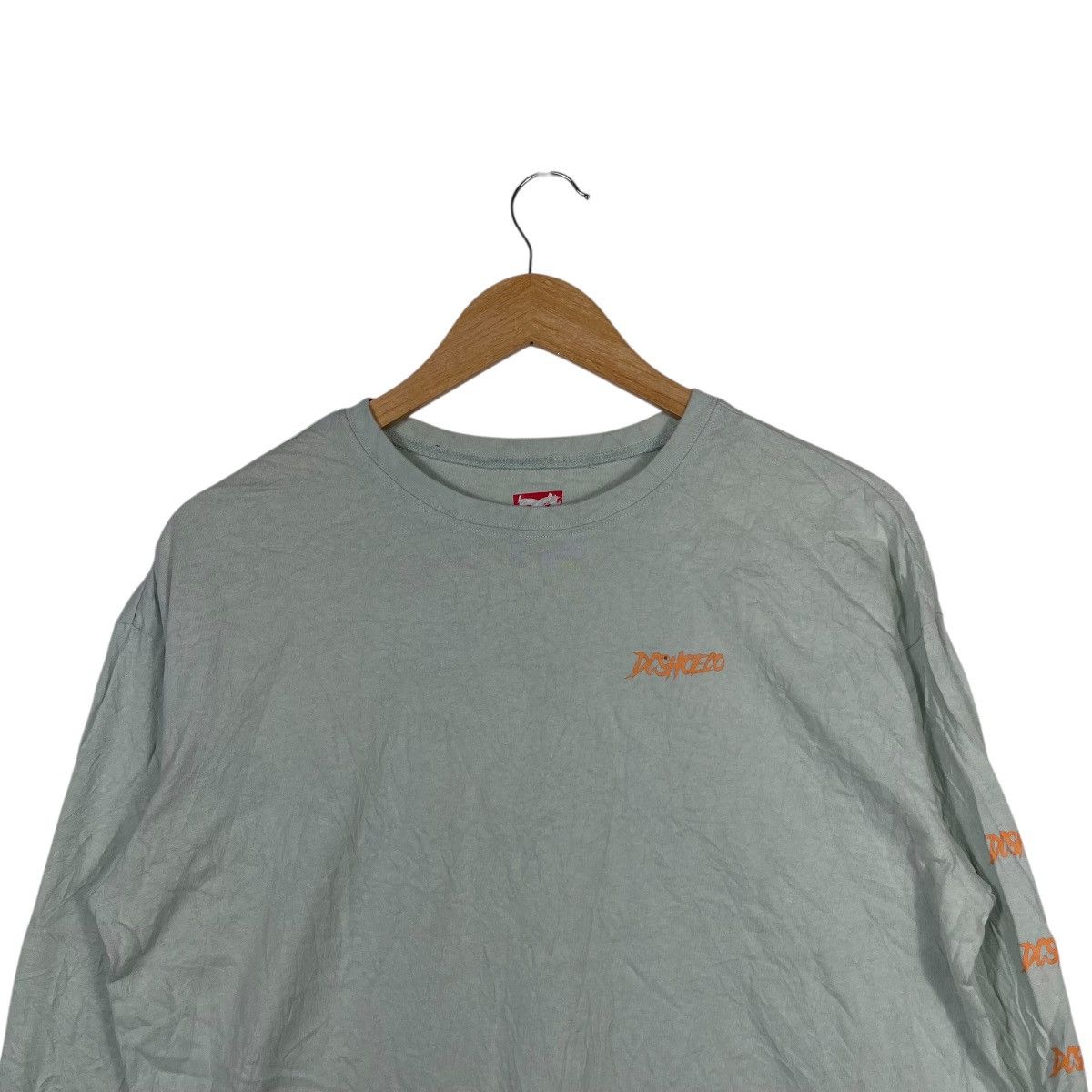 DC DC Shoes USA Skate Skeleton Graphic Long Sleeve T-Shirt Mint Size US M / EU 48-50 / 2 - 3 Thumbnail