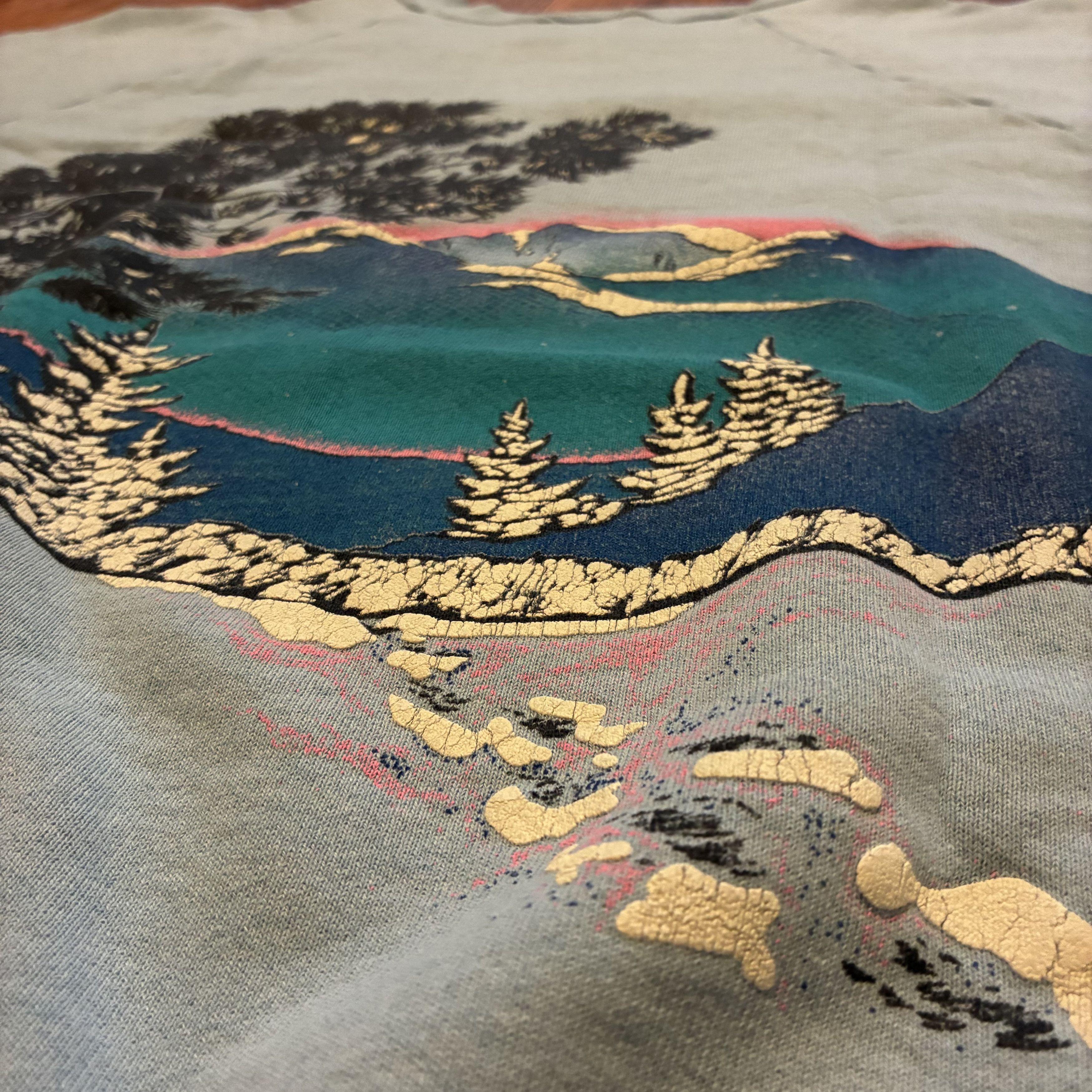 Fruit Of The Loom Vintage 90s Fruit of the Loom Mountain & Nature Crewneck Size M / US 6-8 / IT 42-44 - 3 Thumbnail