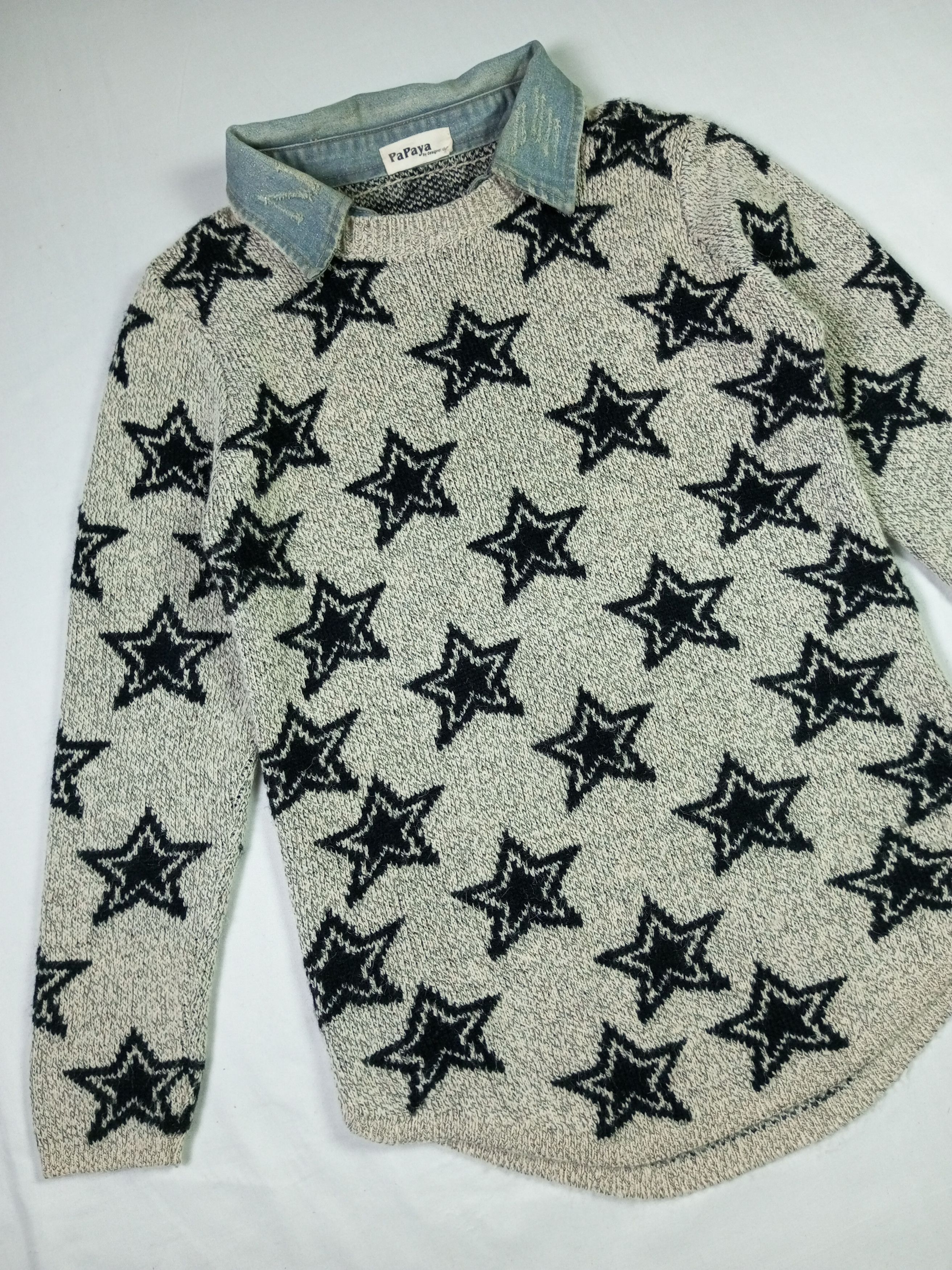 Coogi × Japanese Brand × Le Grande Bleu (L.G.B.) Papaya Japanese knitted wear star isseymiyake styled Size US M / EU 48-50 / 2 - 3 Thumbnail