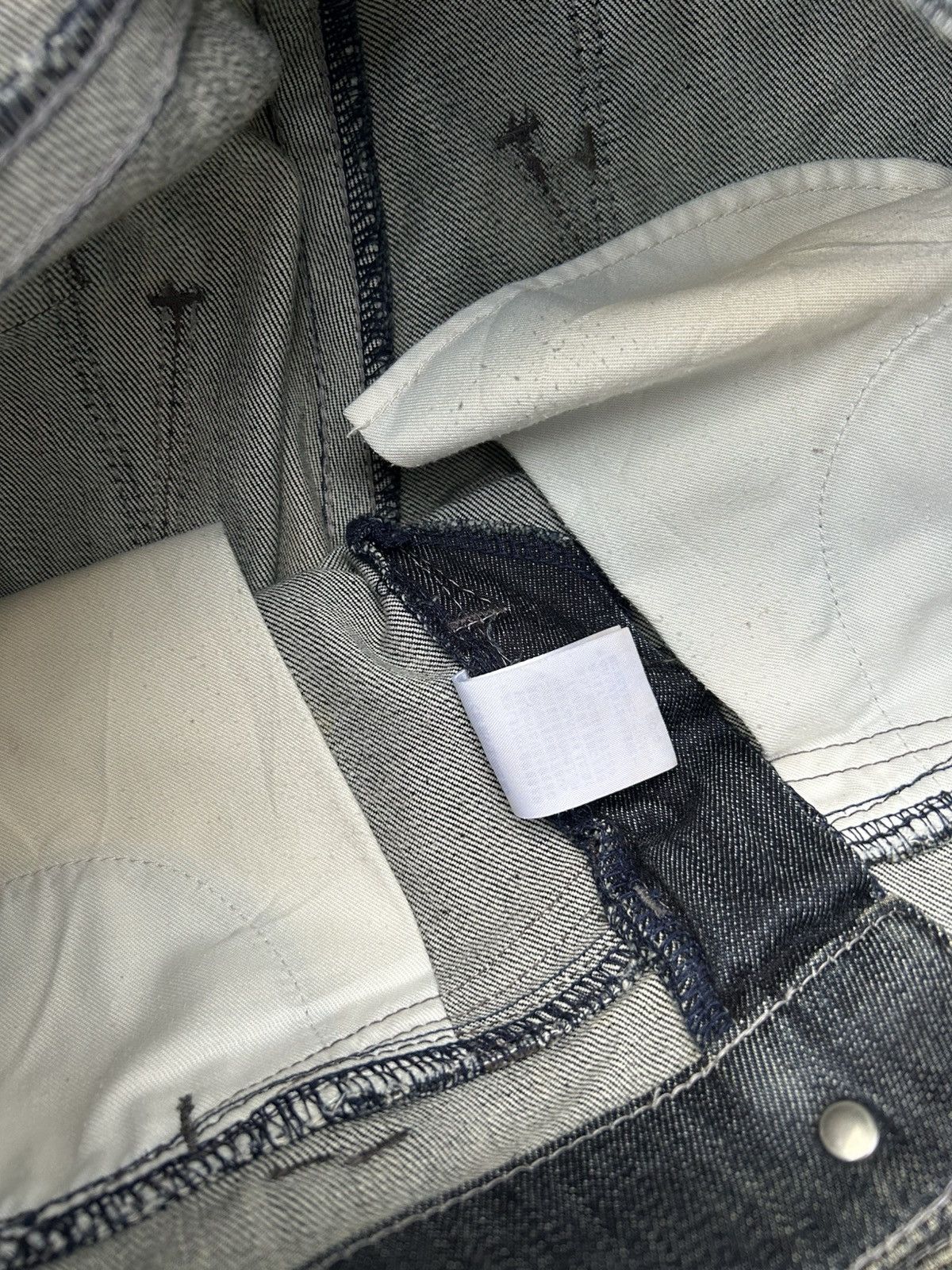Marithe + Francois Girbaud Marithé + François Girbaud Punk Bondage Style Denim Jeans ☠️ Size US 31 - 14 Thumbnail