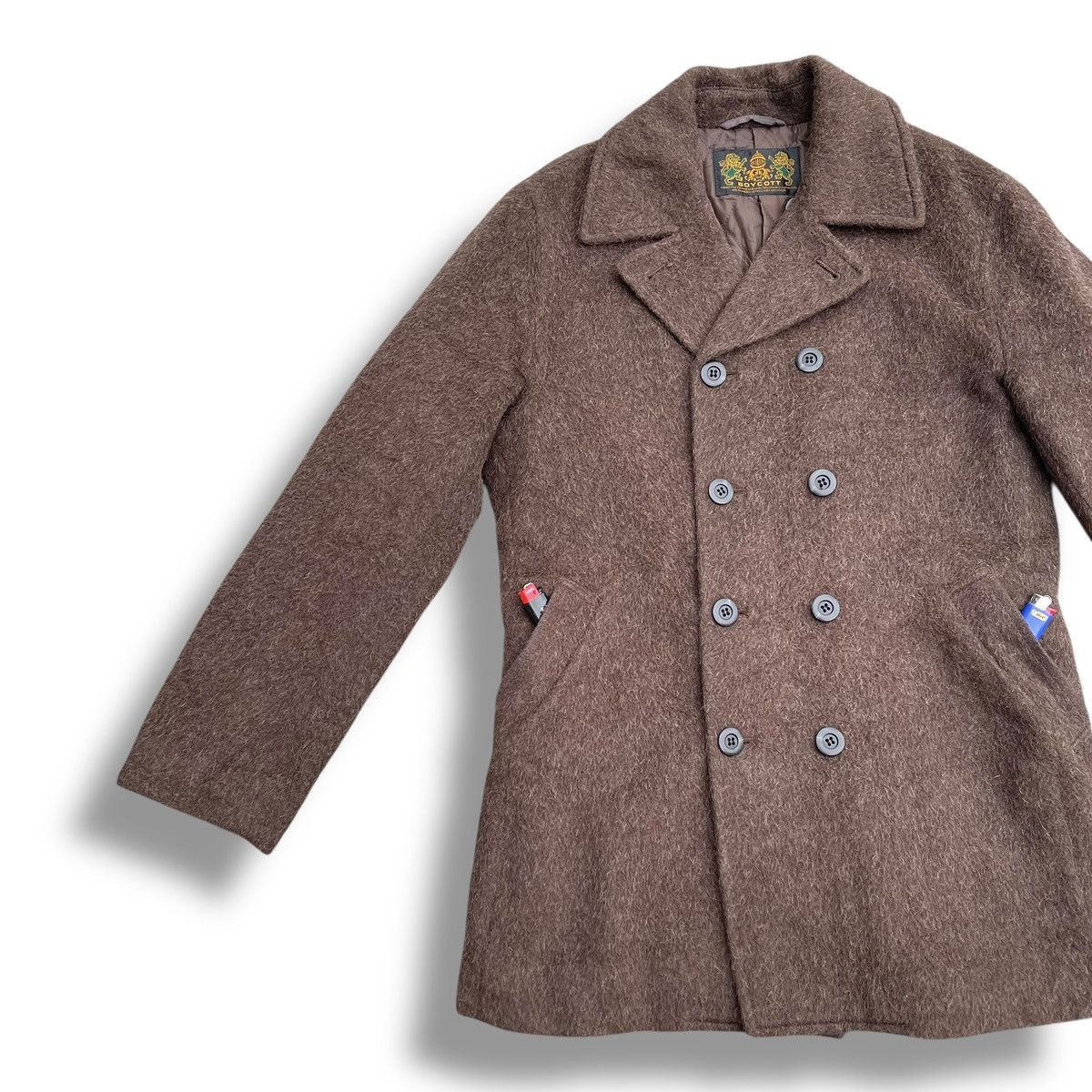 Boycott VINTAGE BOYCOTT WOOL DOUBLE BREASTED JACKET Size US M / EU 48-50 / 2 - 2 Thumbnail