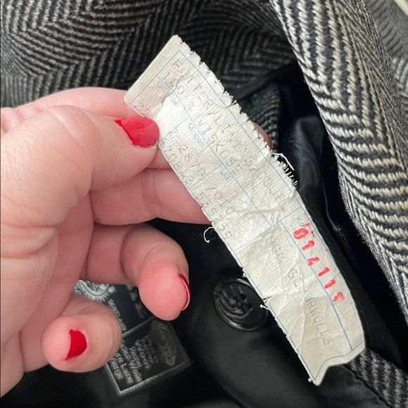 Crombie Cloth Made by Crombie Tweed Men's Coat Herringbone Jacket Mi Size US L / EU 52-54 / 3 - 10 Thumbnail