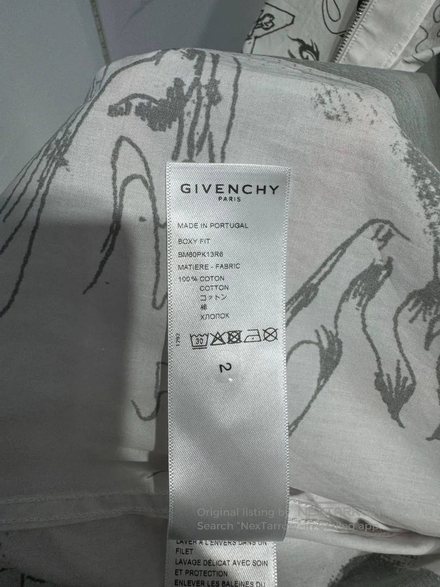 Givenchy Givenchy Skull New All-Over Print Zip Shirt. Size US M / EU 48-50 / 2 - 7 Thumbnail