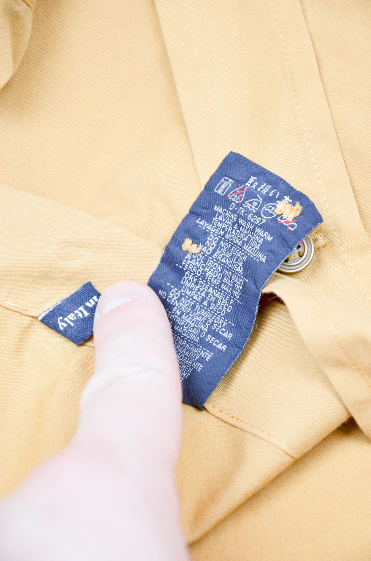 Ermenegildo Zegna Ermenegildo Zegna Sand Cotton Italian Minimal Overshirt S Size US S / EU 44-46 / 1 - 12 Thumbnail