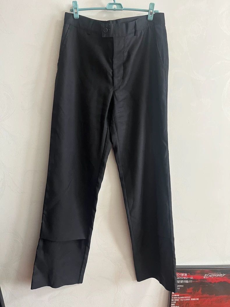 Kiko Kostadinov Kiko Kostadinov x Mackintosh Black Wool Trousers Size US 43 - 7 Thumbnail