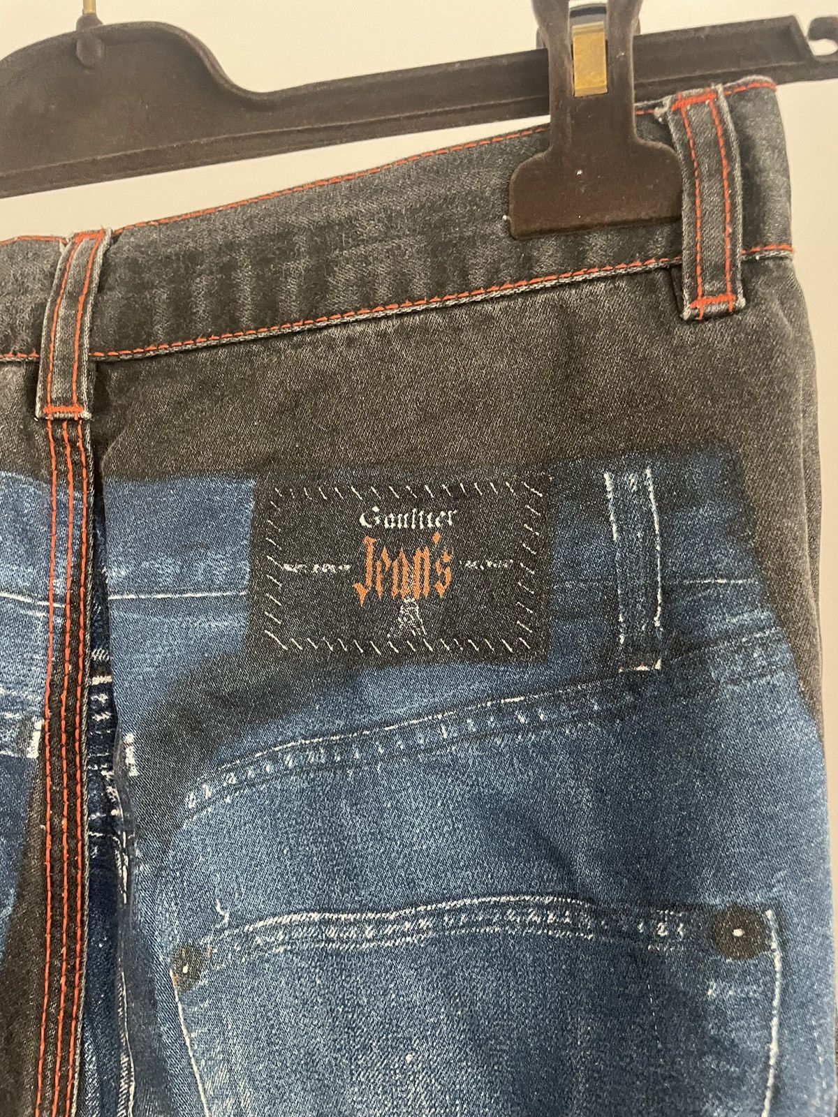 Jean Paul Gaultier Gaultier jean’s AW 1999 trompe l’œil jean’s Size 27" / US 4 / IT 40 - 4 Thumbnail