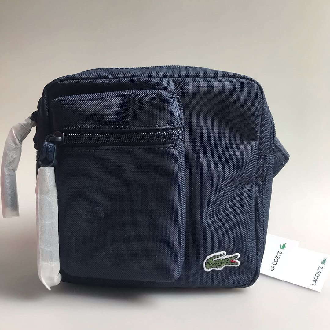 Lacoste Lacoste Mens Blue Shoulder Blue Mini Bag pouch Bnwt Brand Size ONE SIZE - 1 Thumbnail