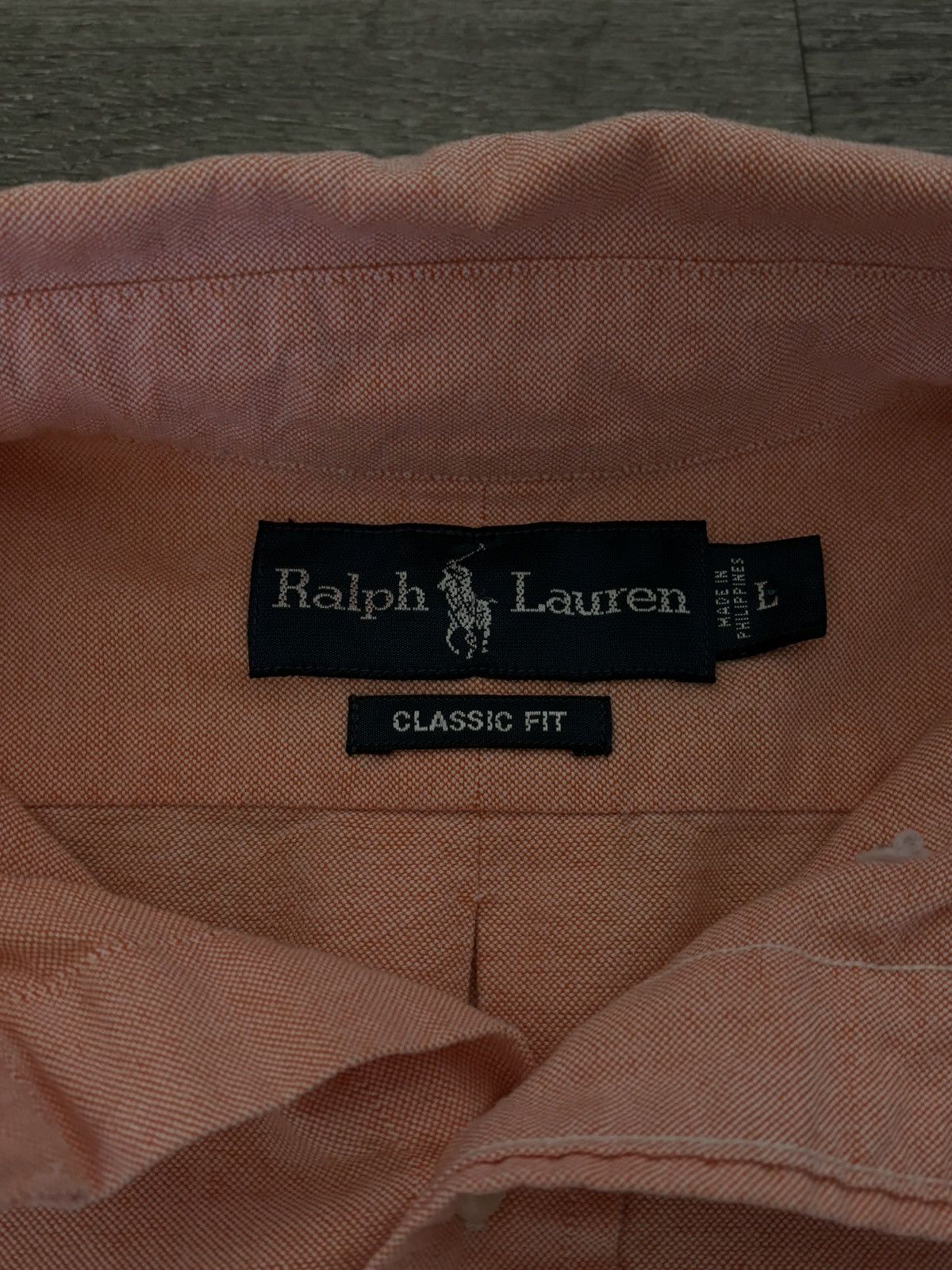 Polo Ralph Lauren × Vintage Pink Polo Ralph Lauren Short Sleeve Button Up Size US L / EU 52-54 / 3 - 4 Thumbnail