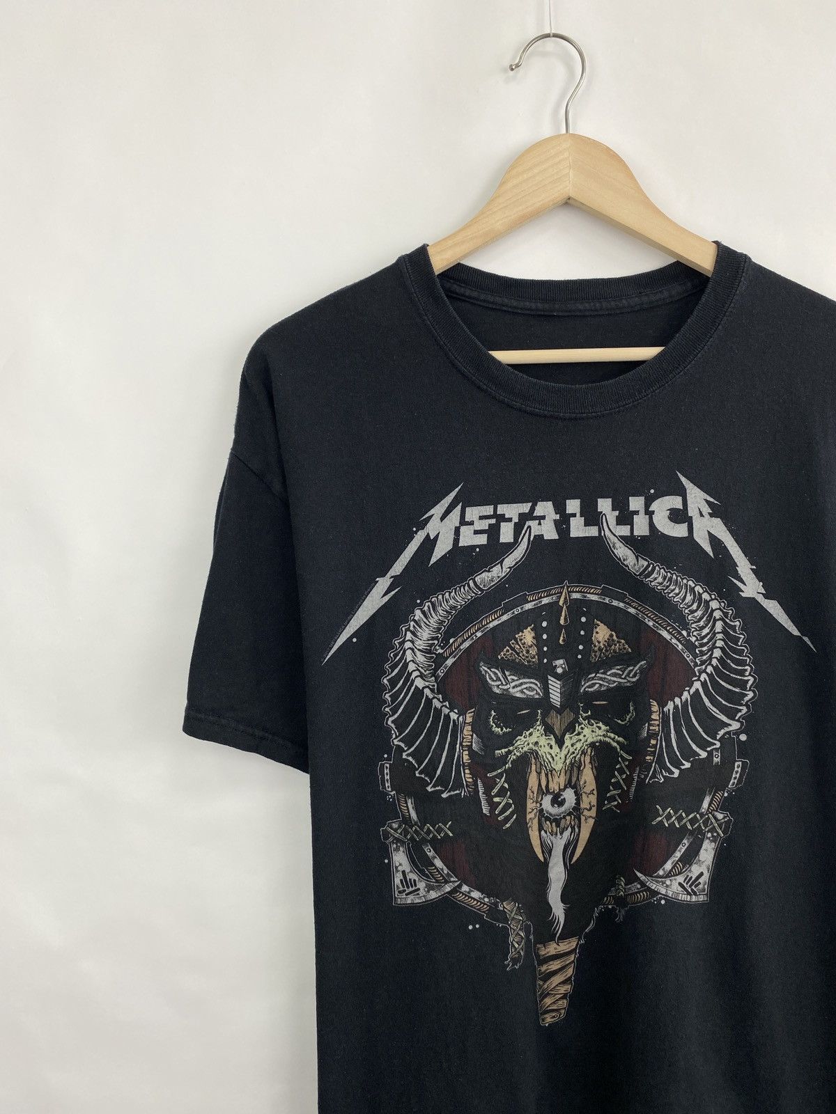 Metallica 🇺🇸💀 Vintage Metallica Rock Band 2017 Rare Retro T-Shirt Y2K Size US XL / EU 56 / 4 - 2 Thumbnail