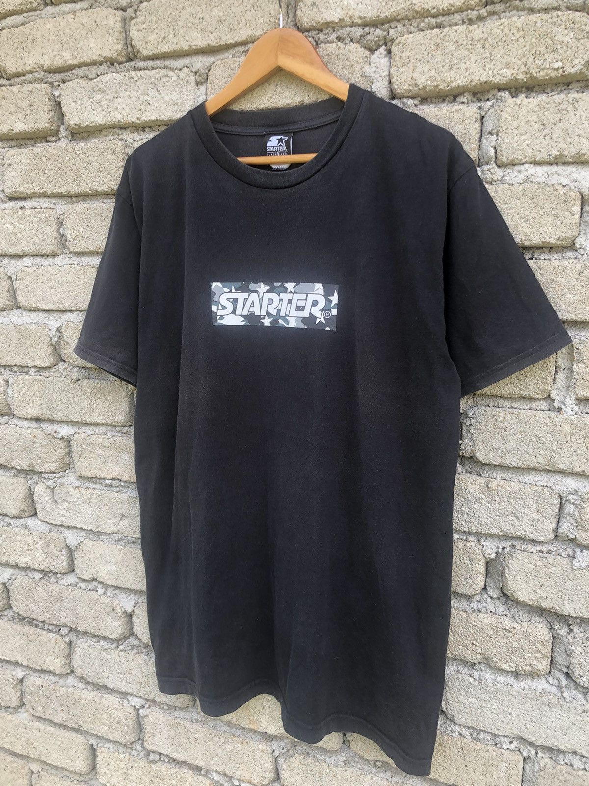 Vintage RARE Vintage 90s Starter Box Logo Tshirt Size US XL / EU 56 / 4 - 2 Thumbnail