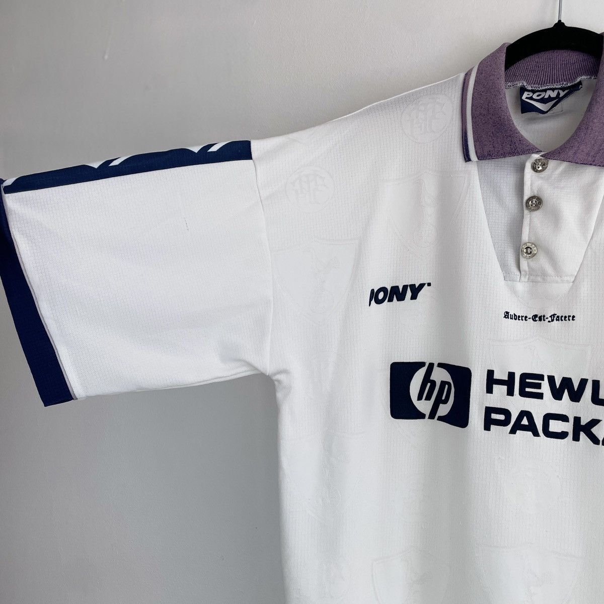 PONY Vintage Tottenham Home Pony Jersey Rare 1995-1997 size XL Size US XL / EU 56 / 4 - 4 Thumbnail