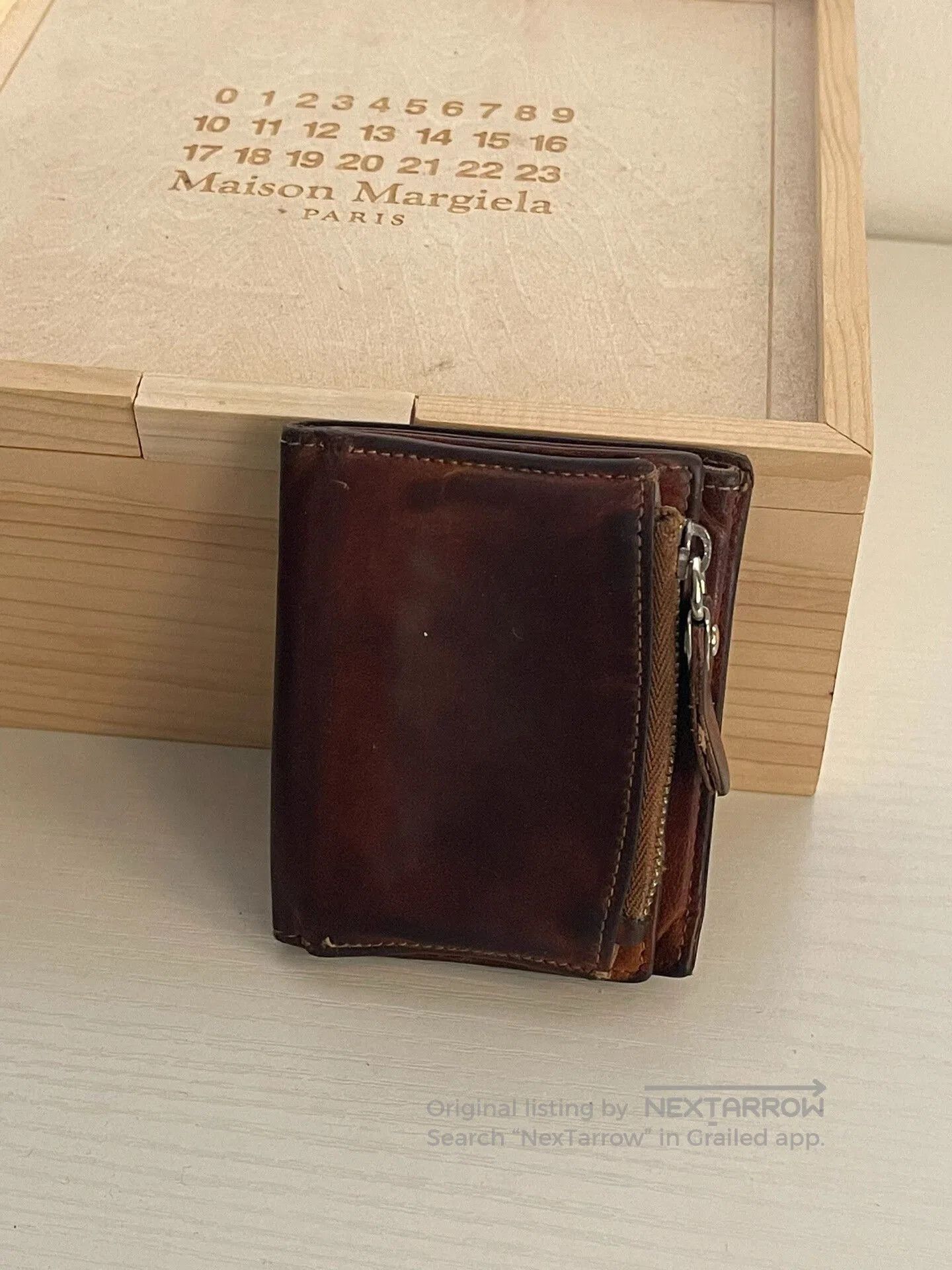 Maison Margiela Maison Martin Margiela Small Leather Wallet. Size ONE SIZE - 1 Thumbnail