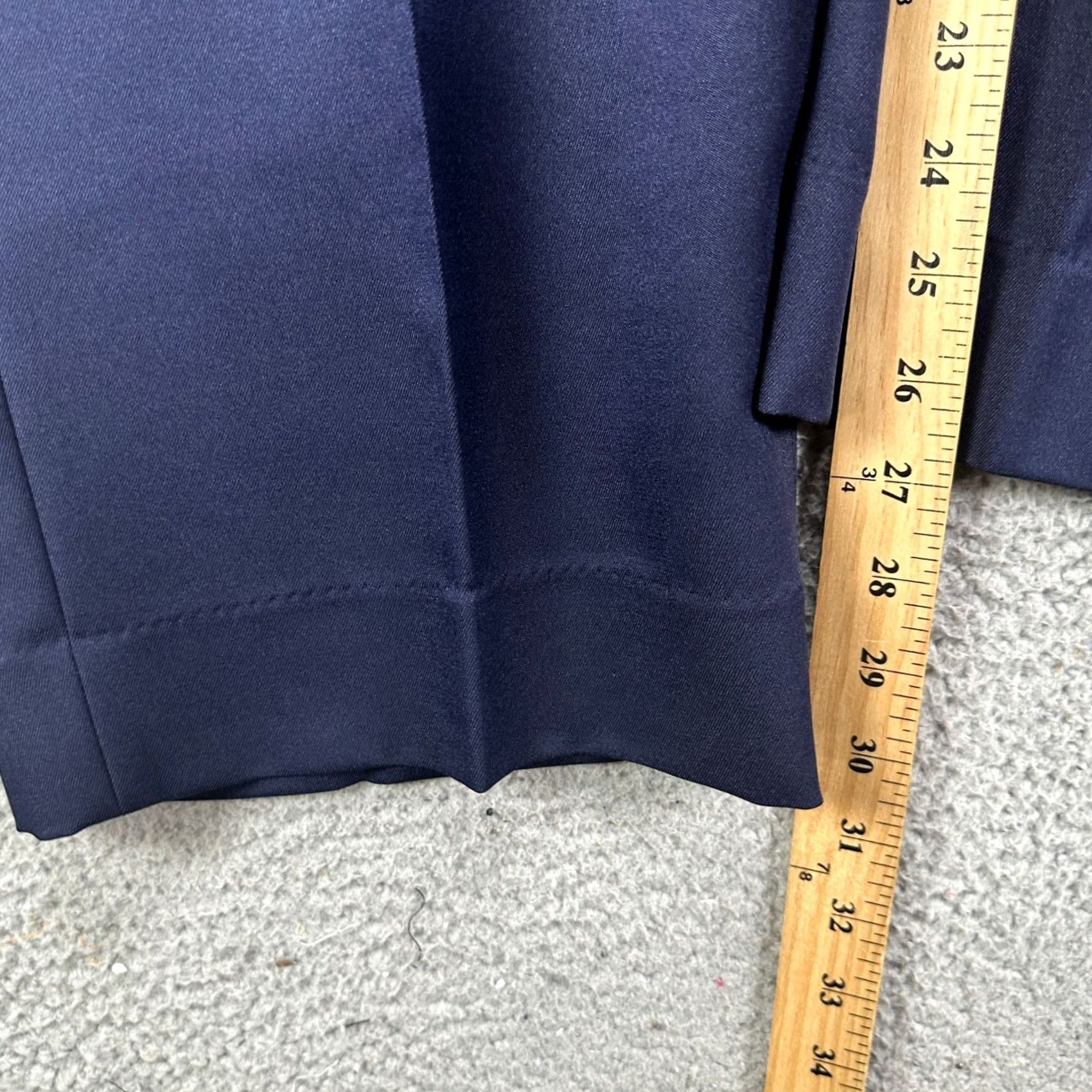 Vintage Paul Fredrick Mens Dress Pants 44 Blue Pleated Straight Leg Pockets Classic NEW Size US 44 / EU 60 - 7 Thumbnail
