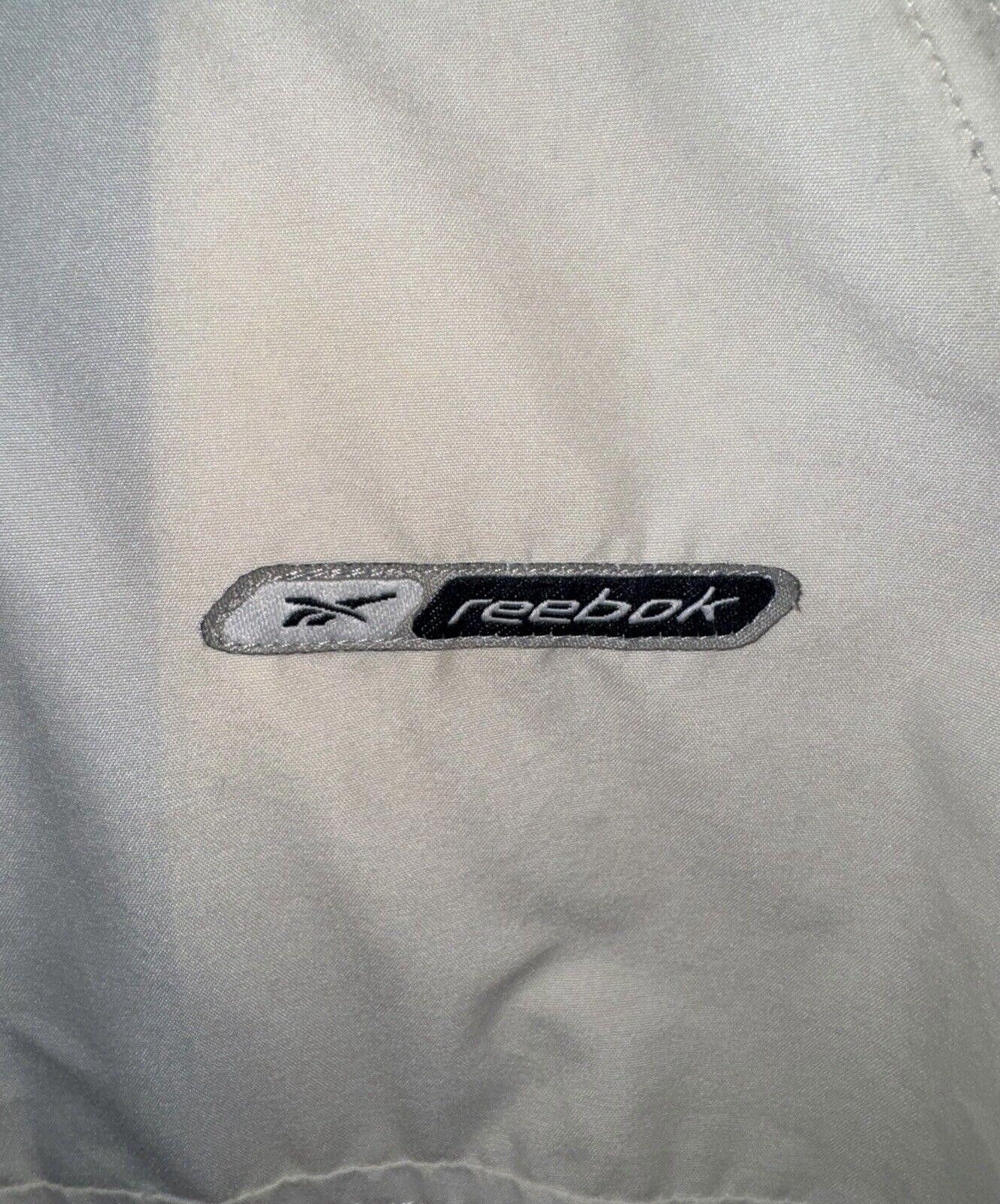 Reebok Vintage Reebok 1/4 Zip White Blue Adjustable Jacket Womens 8 Size M / US 6-8 / IT 42-44 - 3 Thumbnail