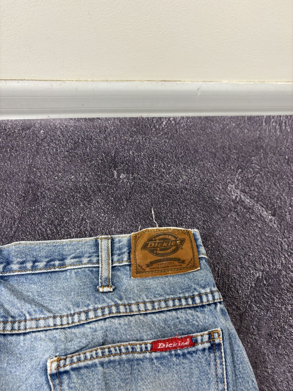 Dickies Vintage 90s Dickies USA Faded Light Blue Denim Baggy Jeans Size US 38 / EU 54 - 8 Thumbnail