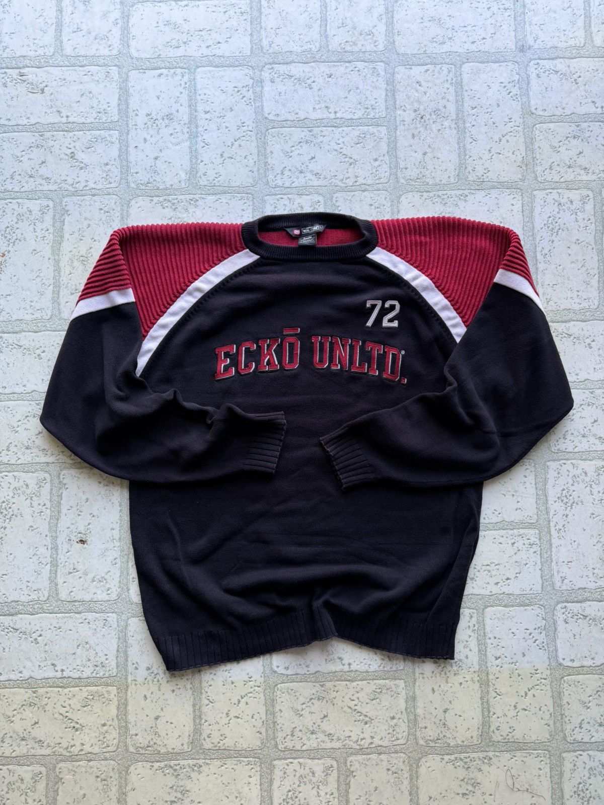 Ecko Unltd. Y2k Ecko Unltd Spell Out Baggy Sweater Size US L / EU 52-54 / 3 - 1 Thumbnail