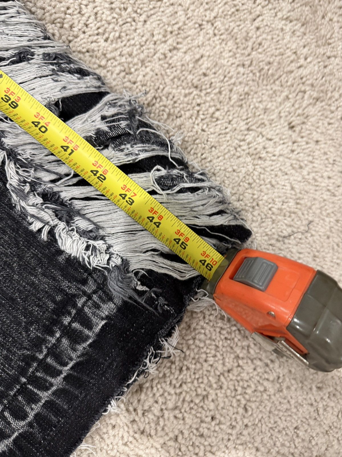 Other Black Wash Heavily Distressed Baggy Jeans Stolen Arts Size US 34 / EU 50 - 5 Thumbnail