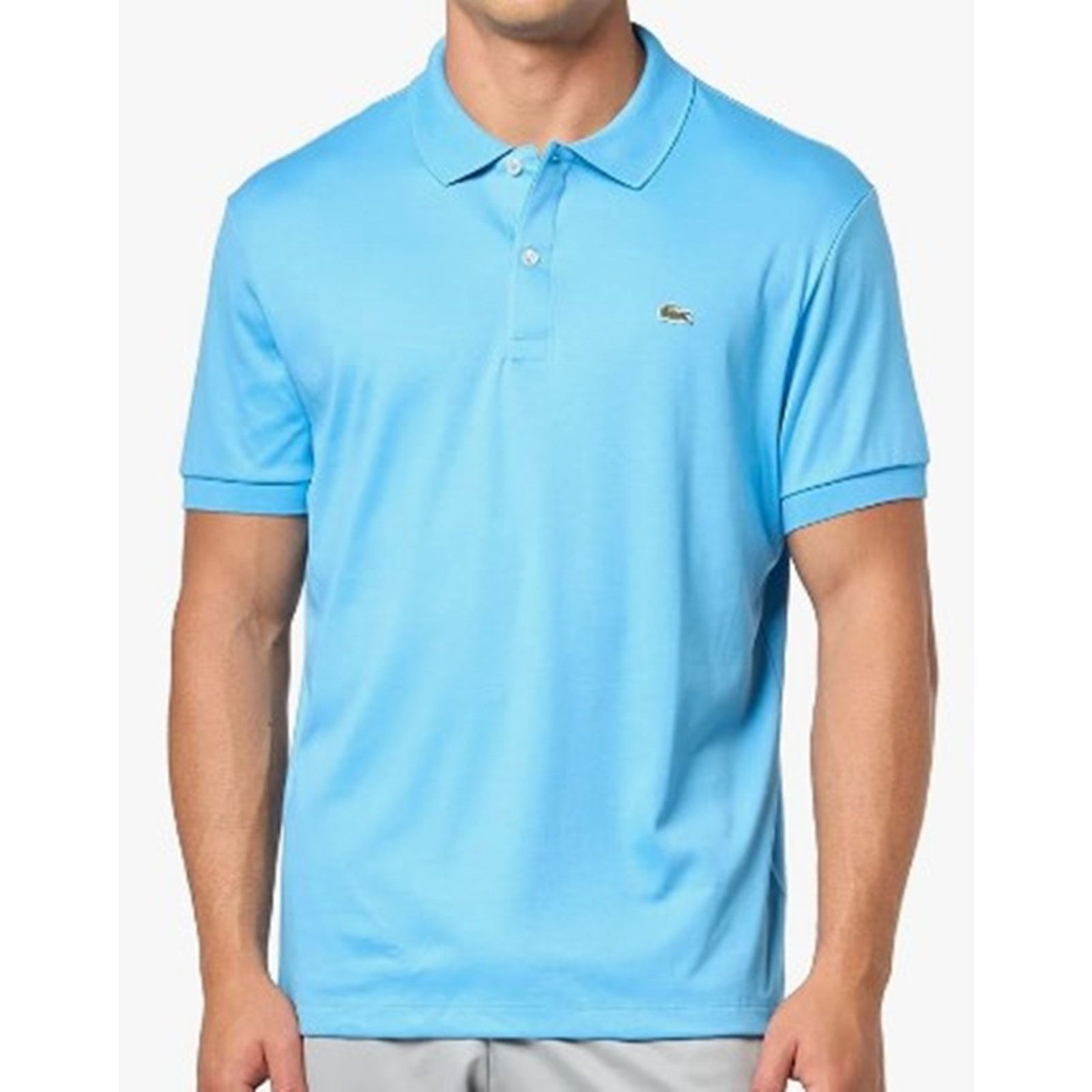 Lacoste Lacoste Men's Short Sleeve Regular Fit Polo Shirt Blue 2XL Size US XXL / EU 58 / 5 - 1 Thumbnail