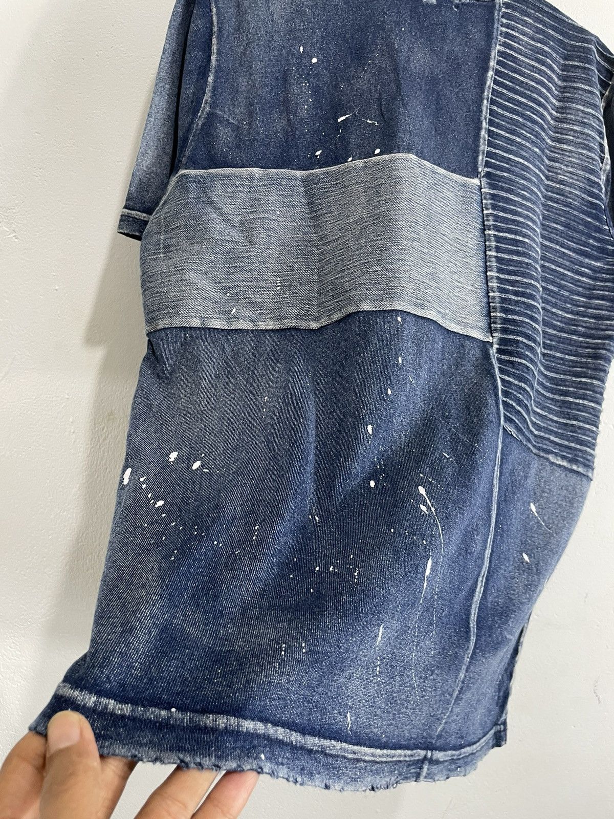 If Six Was Nine Beno Distressed Washed Tees ifsix lgb style Size US L / EU 52-54 / 3 - 6 Thumbnail