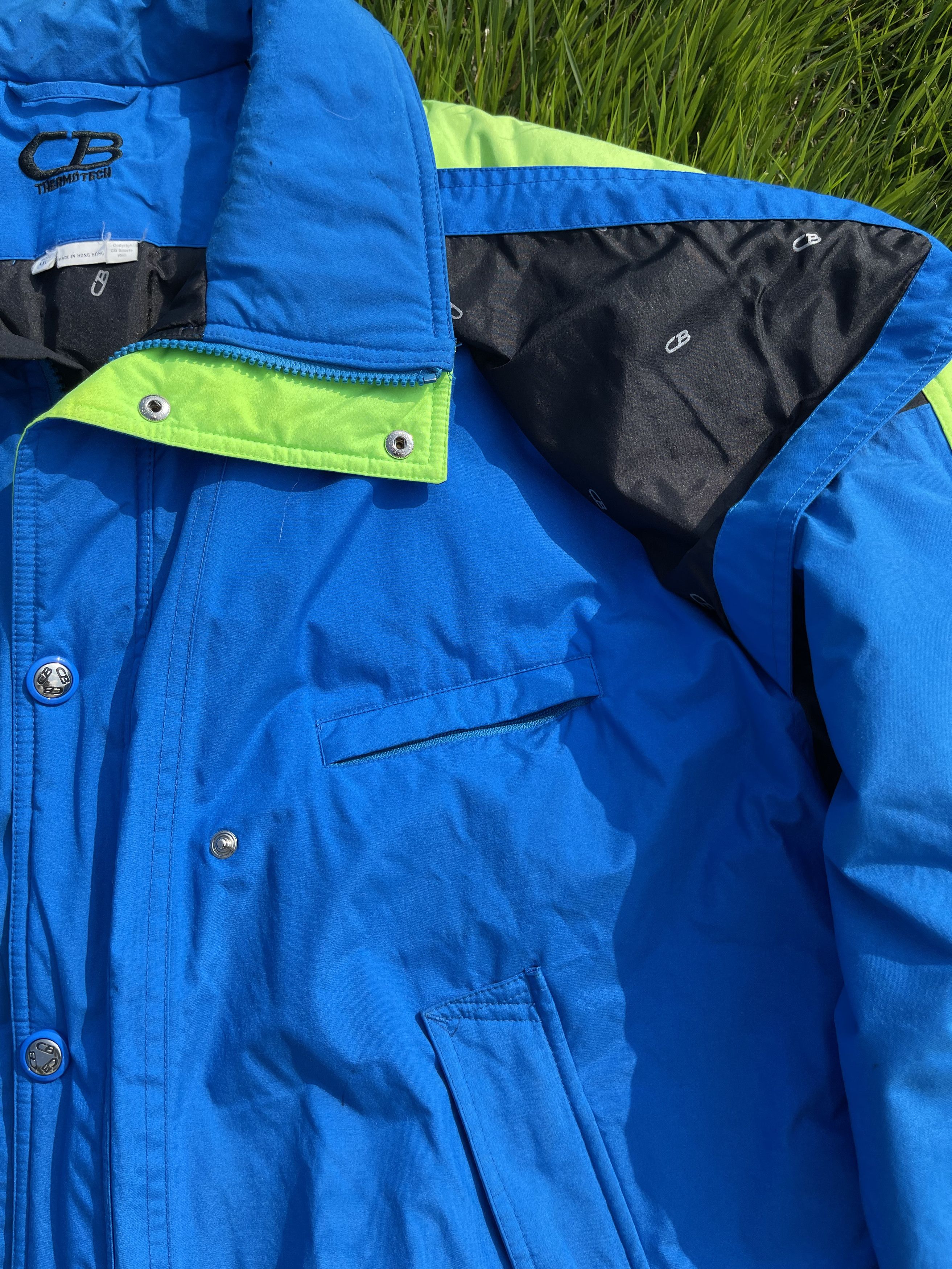 Vintage CB Sports Thermotech 90's Vintage Neon Retro Jacket Coat Size US XXL / EU 58 / 5 - 10 Thumbnail