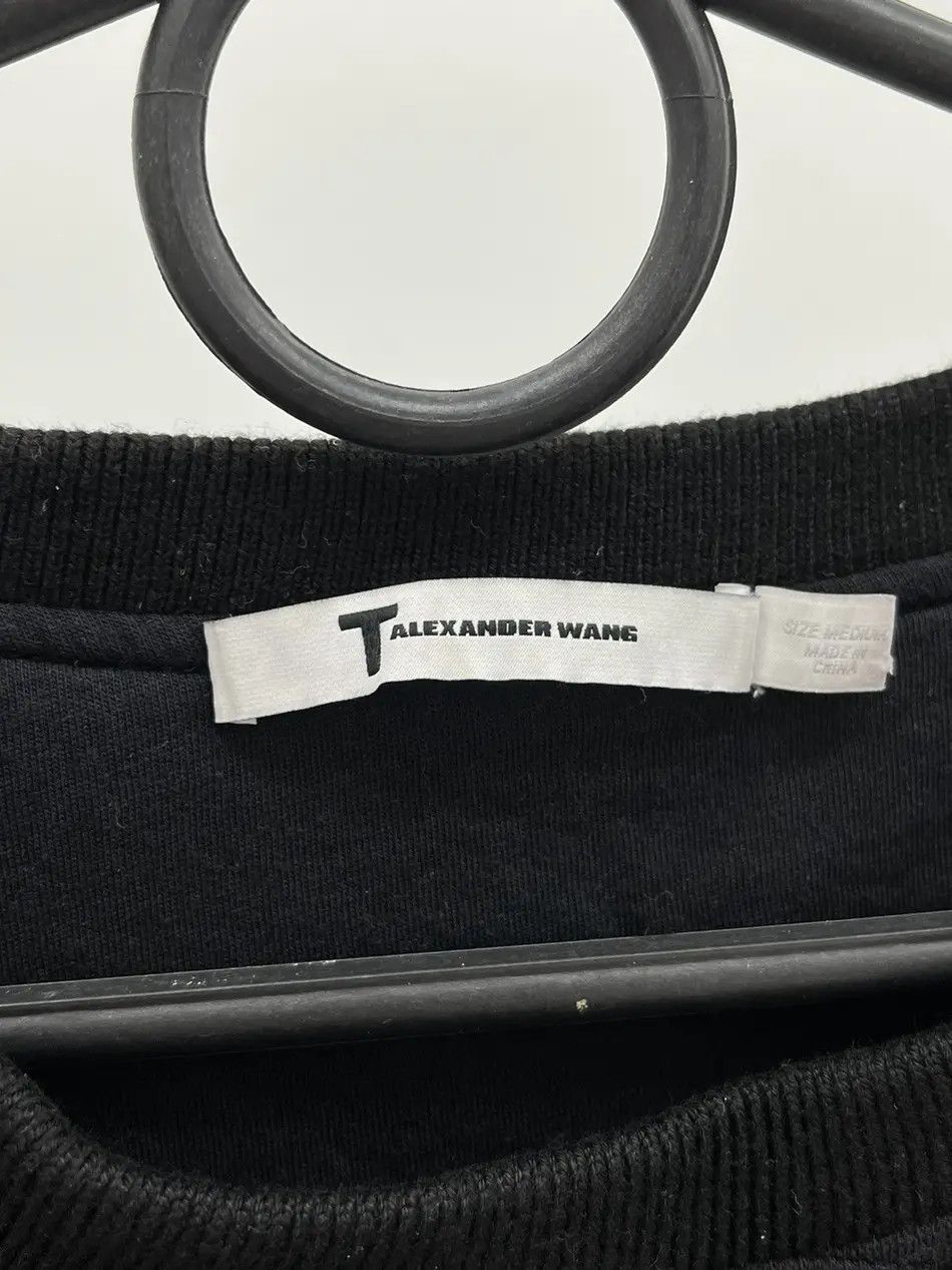 Alexander Wang T by Alexander Wang Black Ribbed Sweatshirt Size US M / EU 48-50 / 2 - 2 Thumbnail