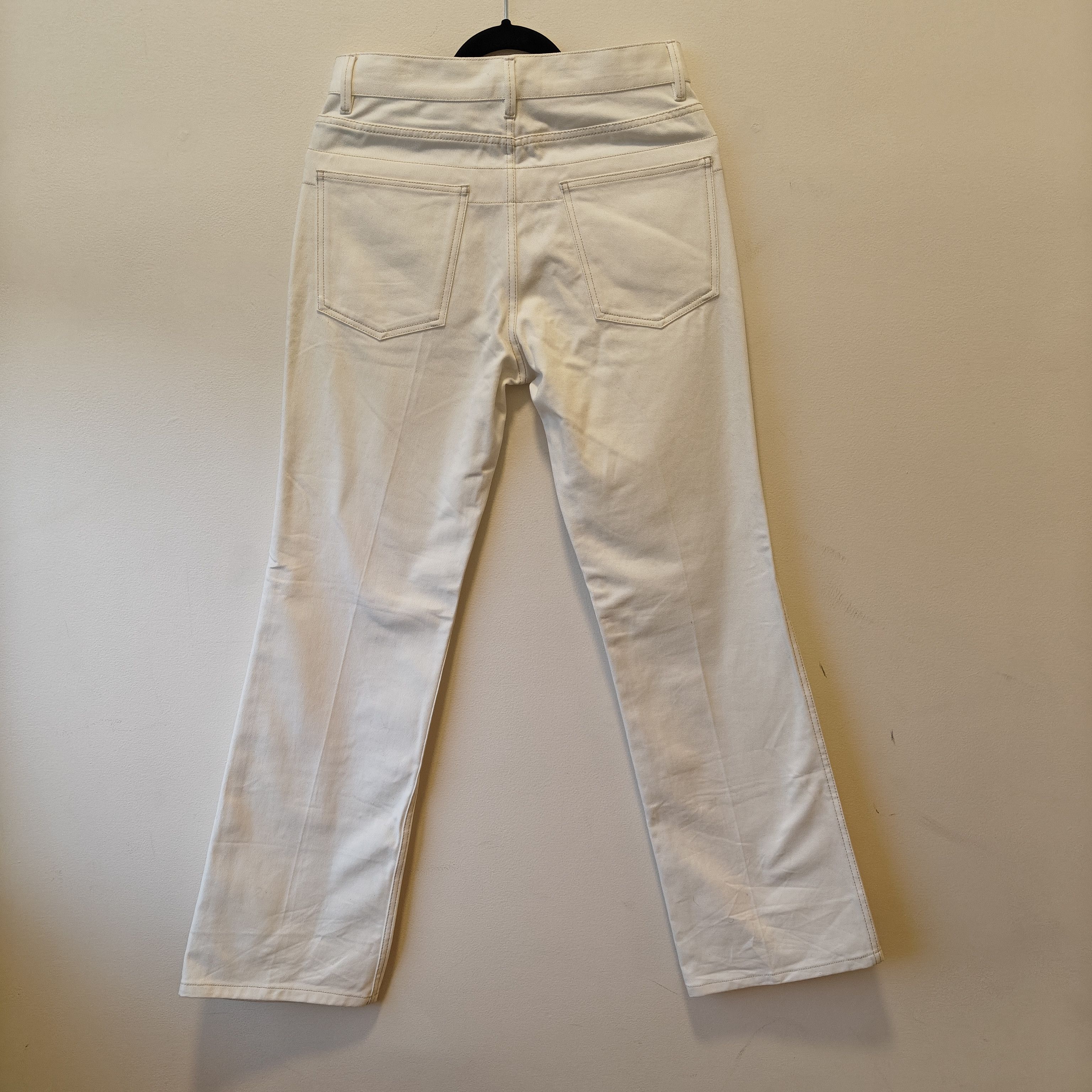 Lemaire Lemaire flared white denim trousers size 48 eu $600 Size US 32 / EU 48 - 10 Thumbnail