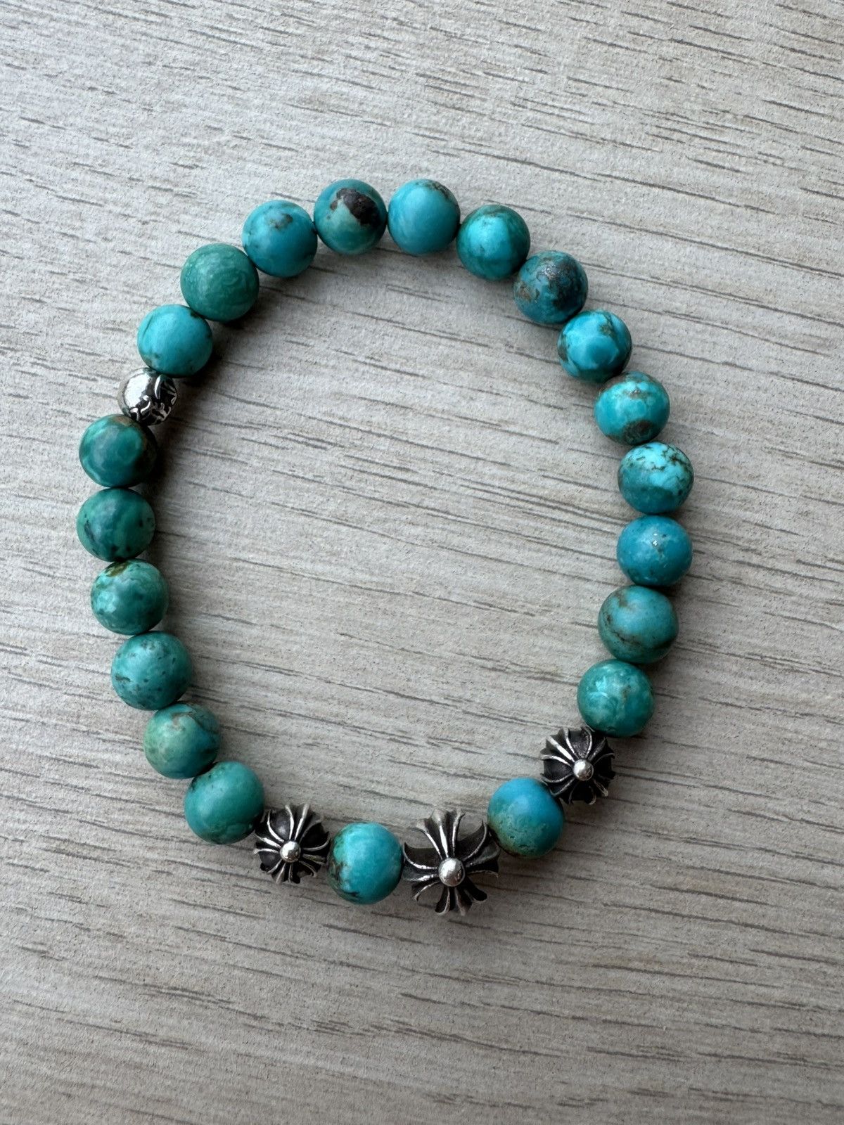 Chrome Hearts Chrome Hearts Turquoise Bead Bracelet Size ONE SIZE - 2 Thumbnail