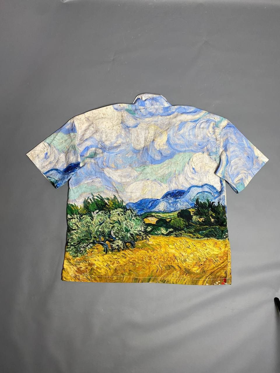 Vintage APOH London Van Gogh Print Shirt Short Sleeve Abstract Art L Size US L / EU 52-54 / 3 - 2 Thumbnail