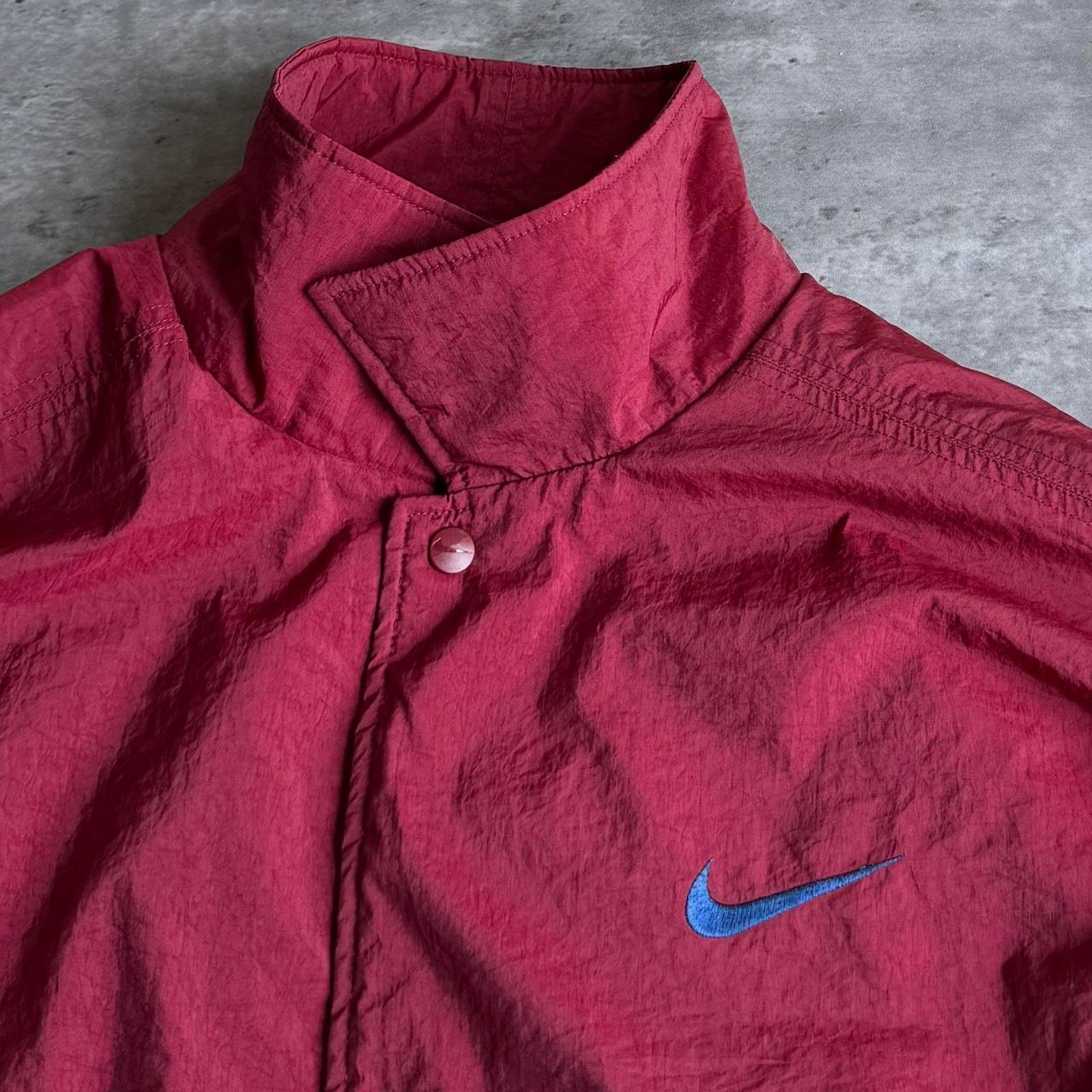 Nike × Nike ACG × Vintage Vintage 90s Nike Sherpa Lined Embroidered Heavyweight Jacket Size US XL / EU 56 / 4 - 4 Thumbnail